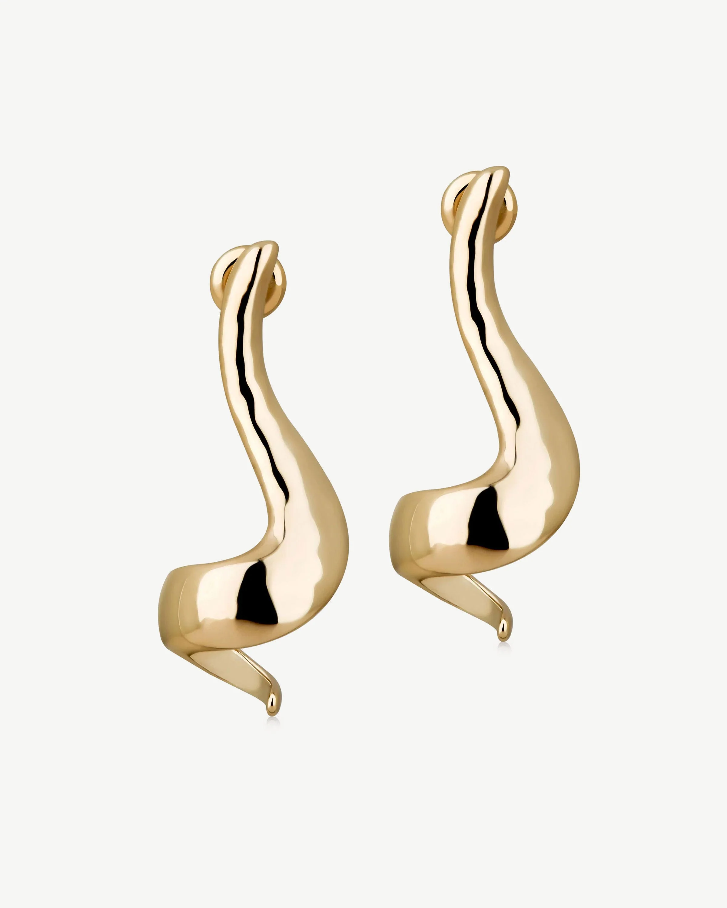 St James Earrings - 22 Carat Gold Gilded
