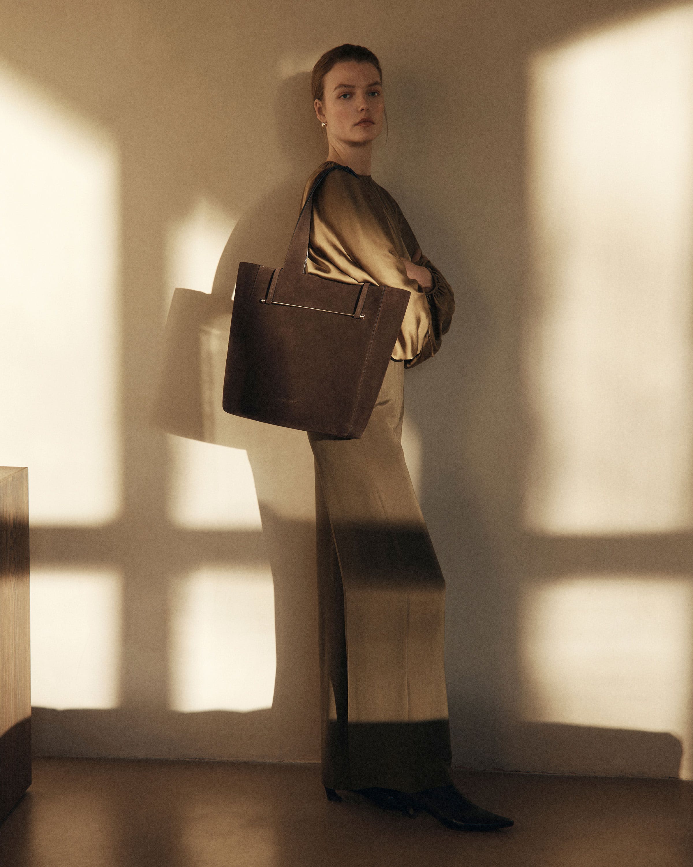 Melody Tote - Chocolate Suede