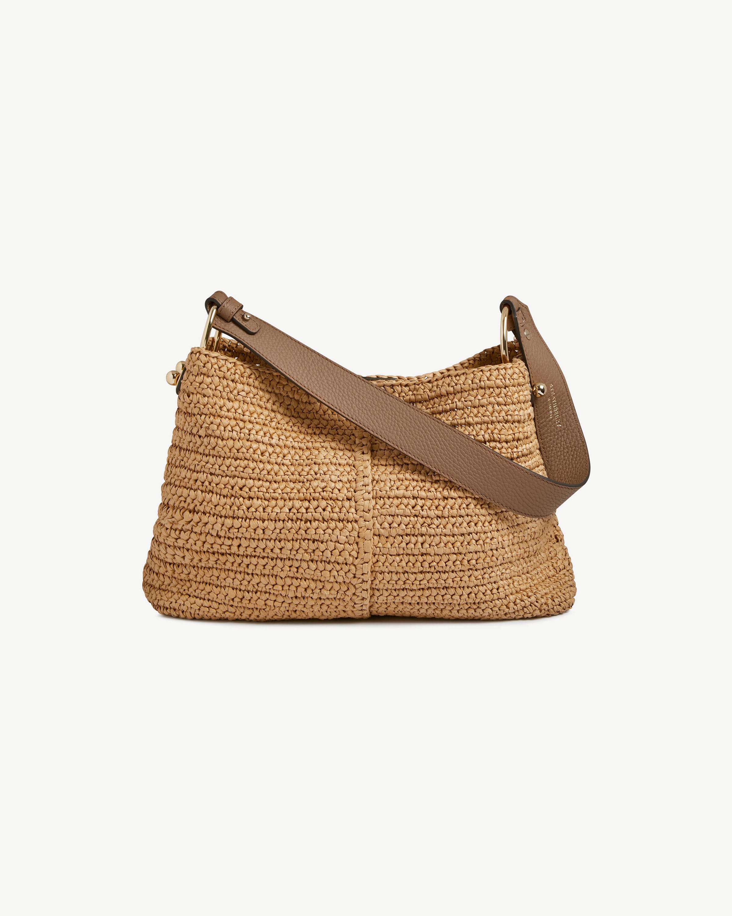 Lana Hobo - Raffia/Clay