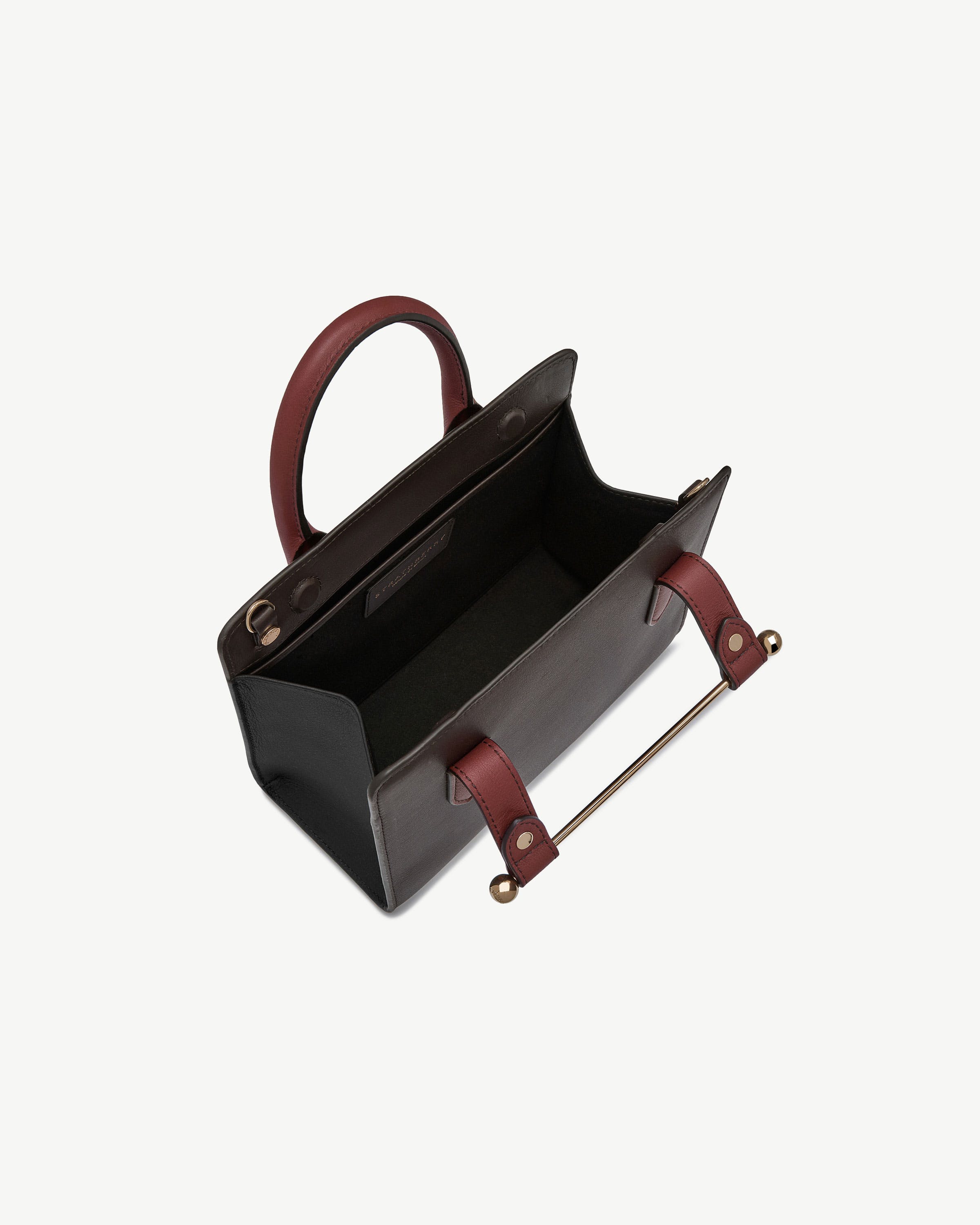 Mini Tote - Espresso/Oxblood/Black