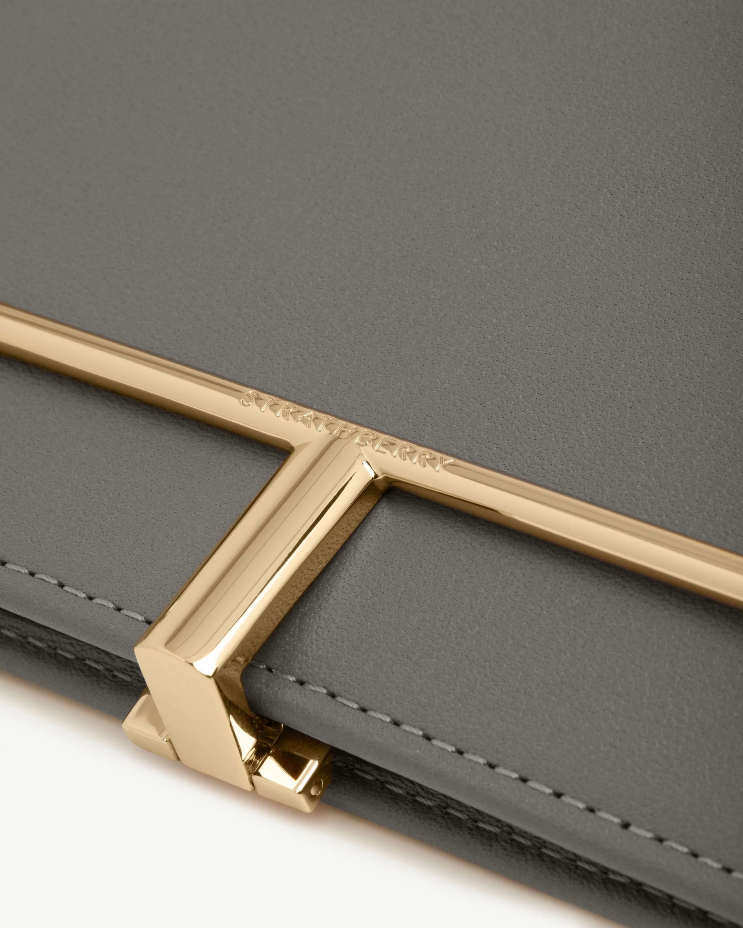 Large Melville Street Wallet - Stone Grey