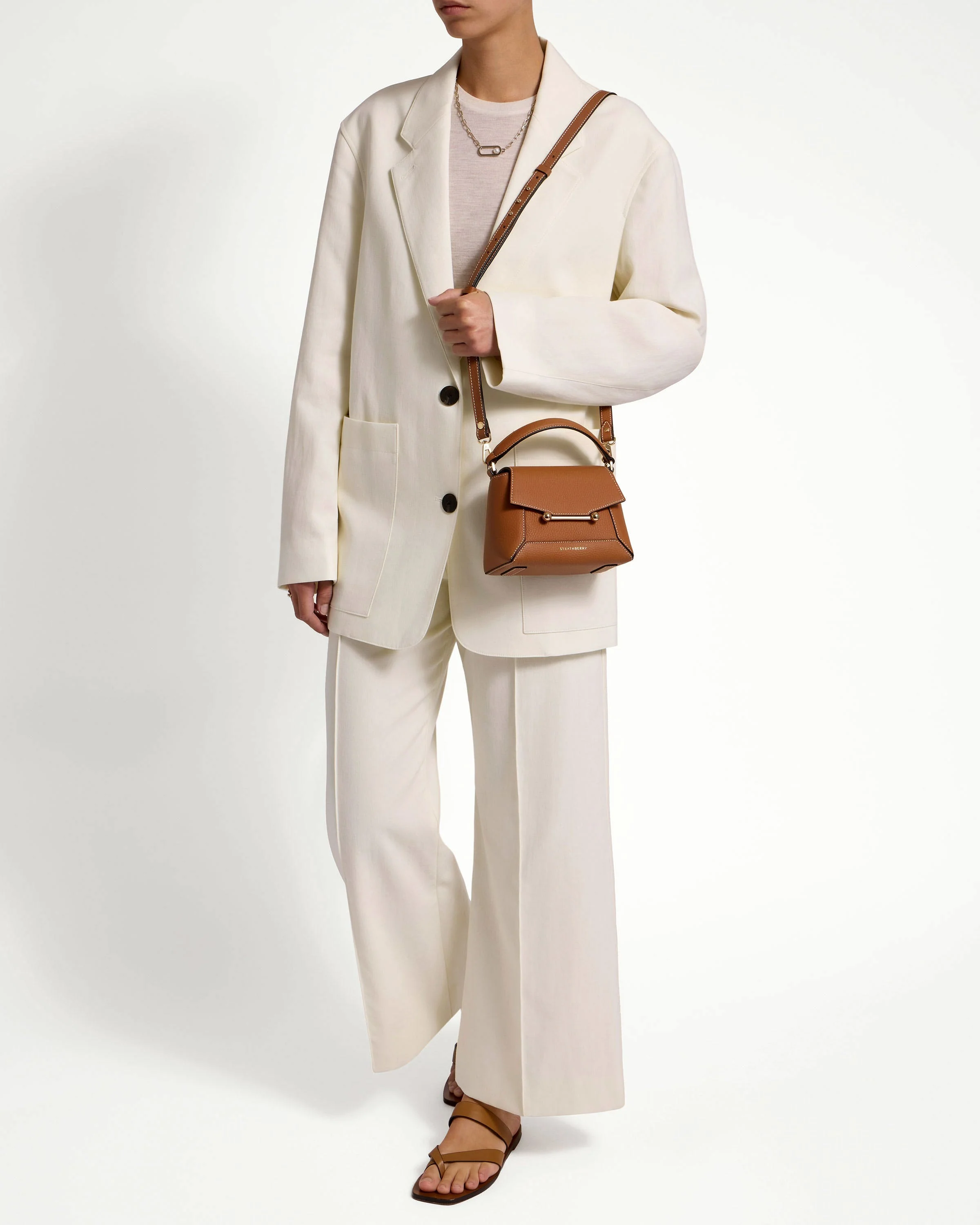 Mosaic Nano - Tan with Vanilla Stitch