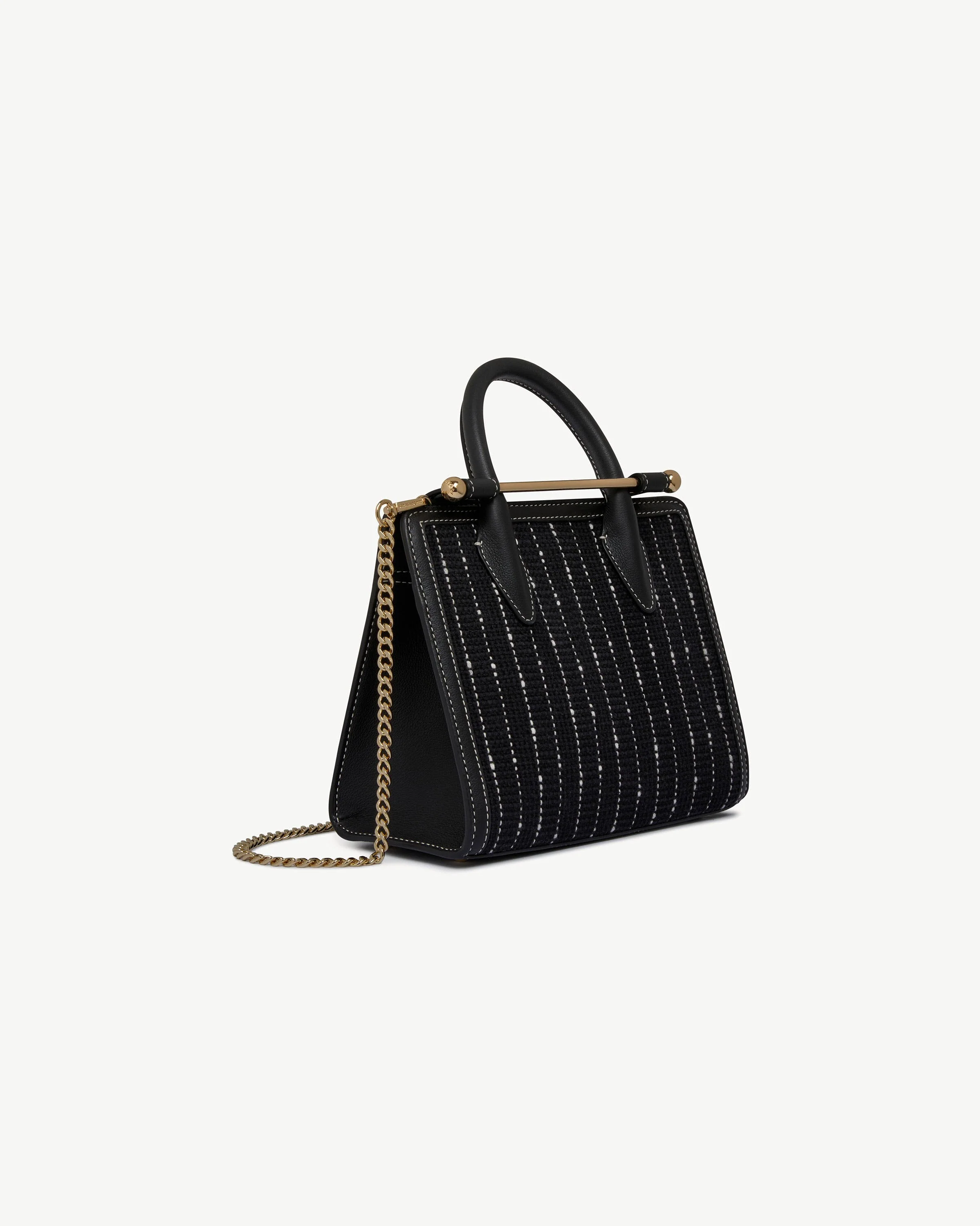 Mini Tote - Black Tweed