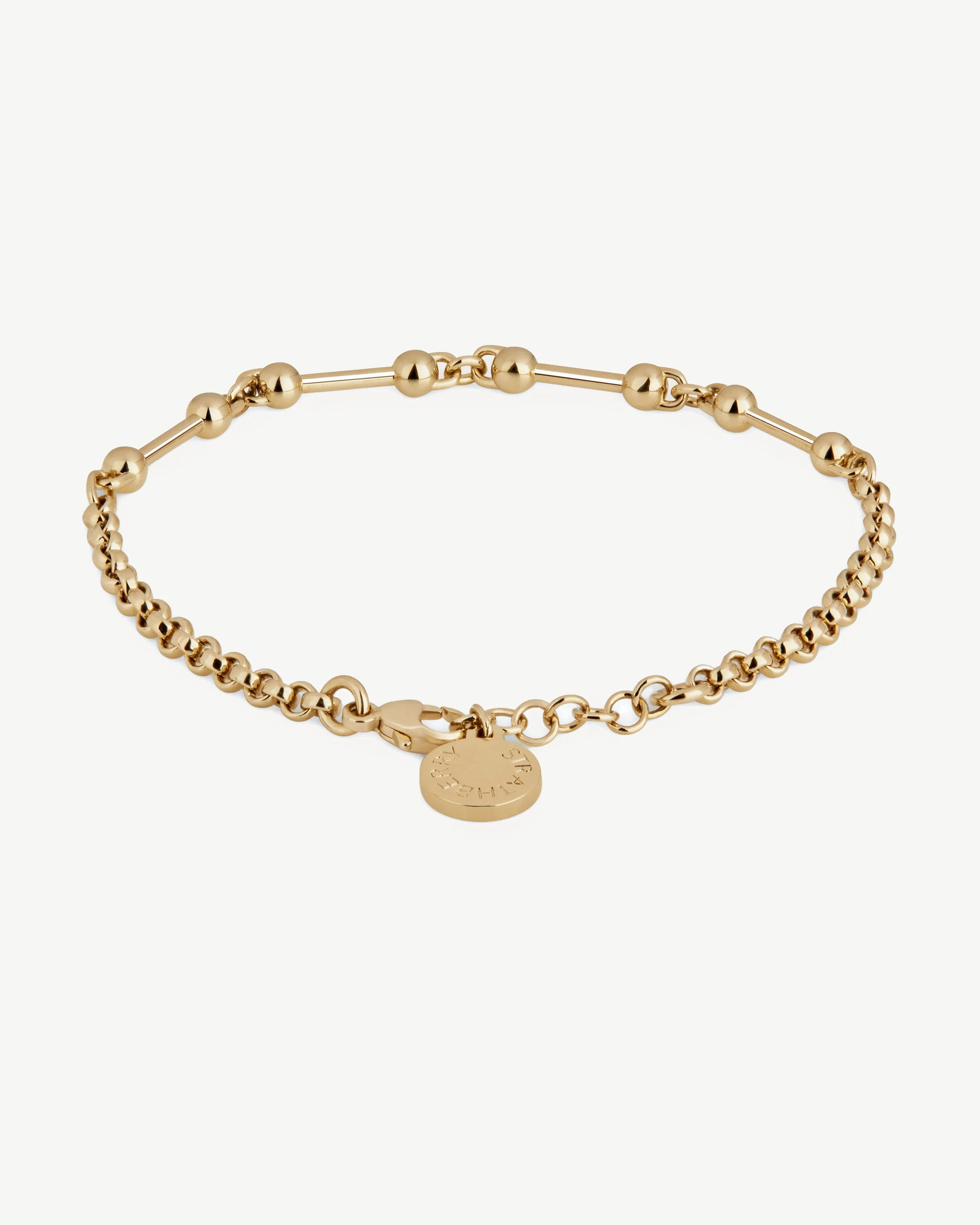 Mini Mosaic Bracelet - 22 Carat Gold Gilded