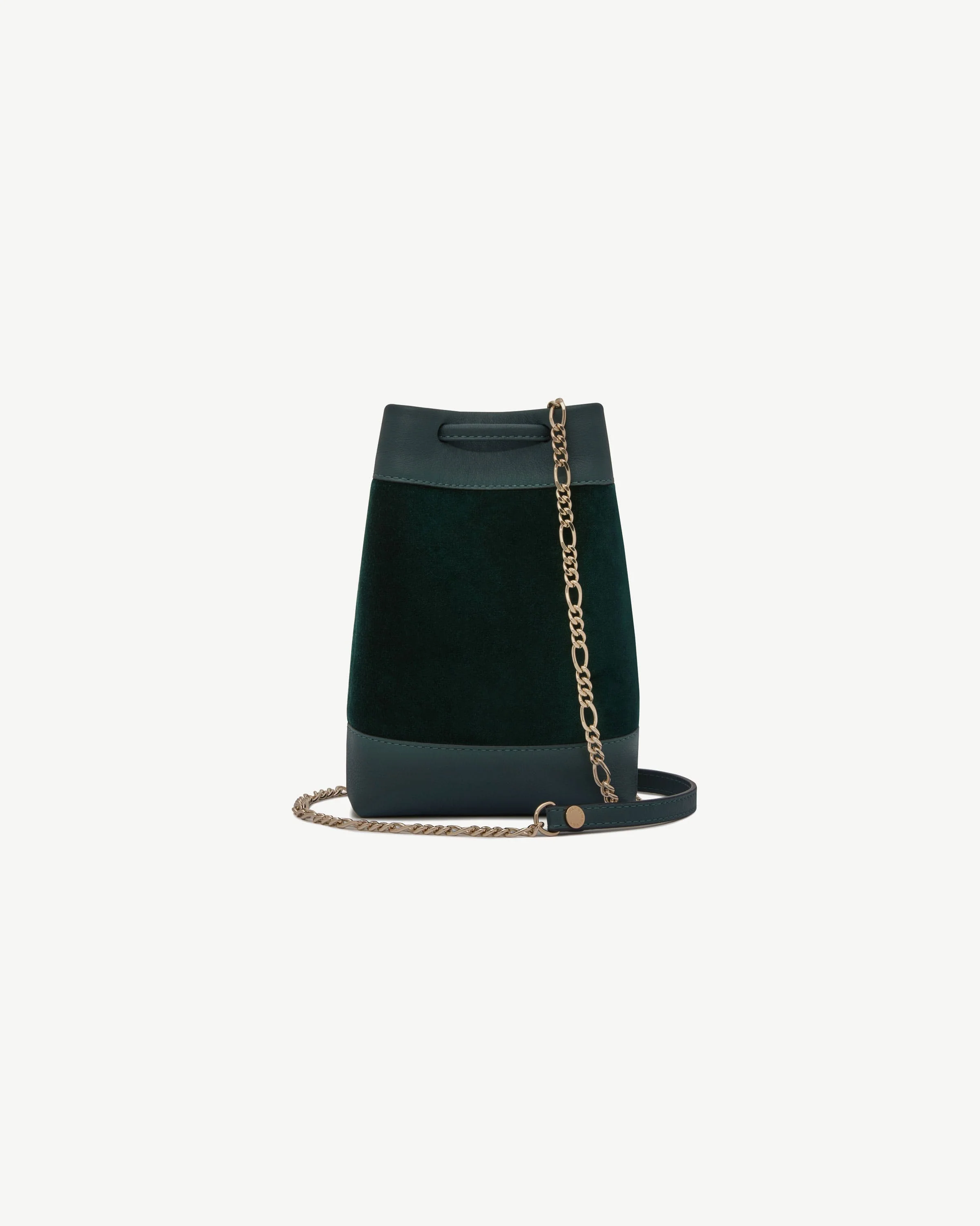 Osette Midi Pouch - Cinq a Sept Bottle Green Embroidered Velvet
