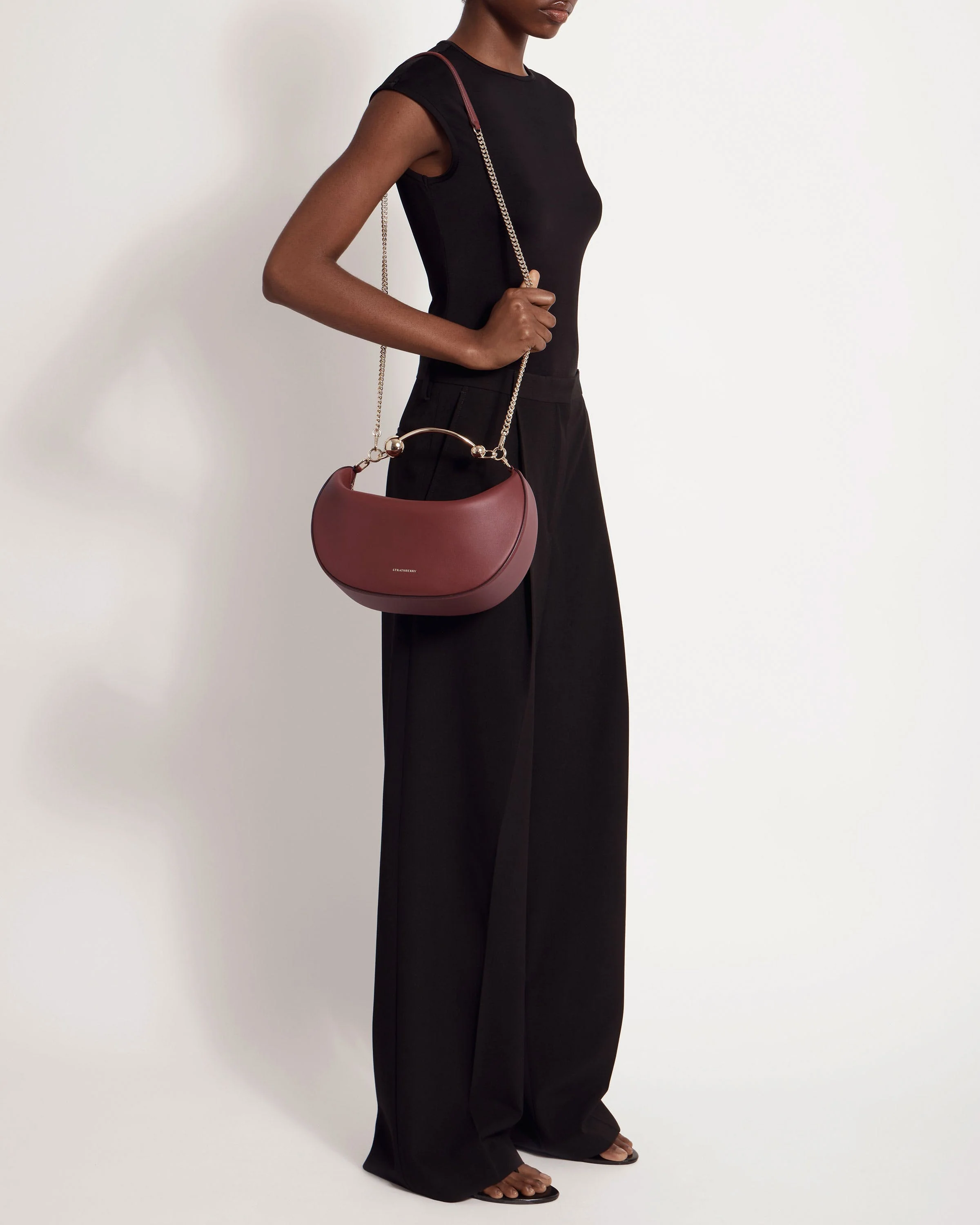 Crescent Moon - Oxblood