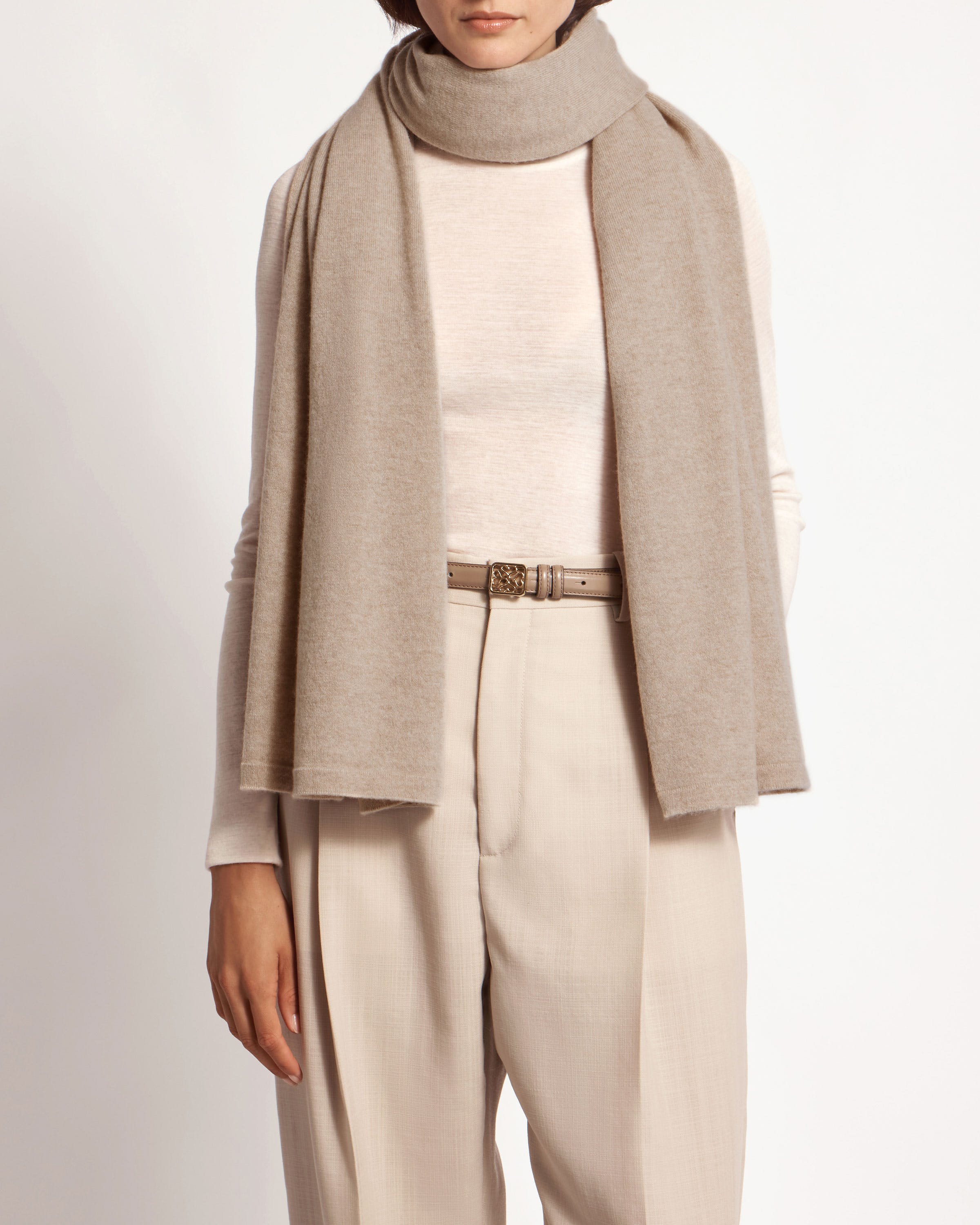 Westray Cashmere Travel Wrap - Oat