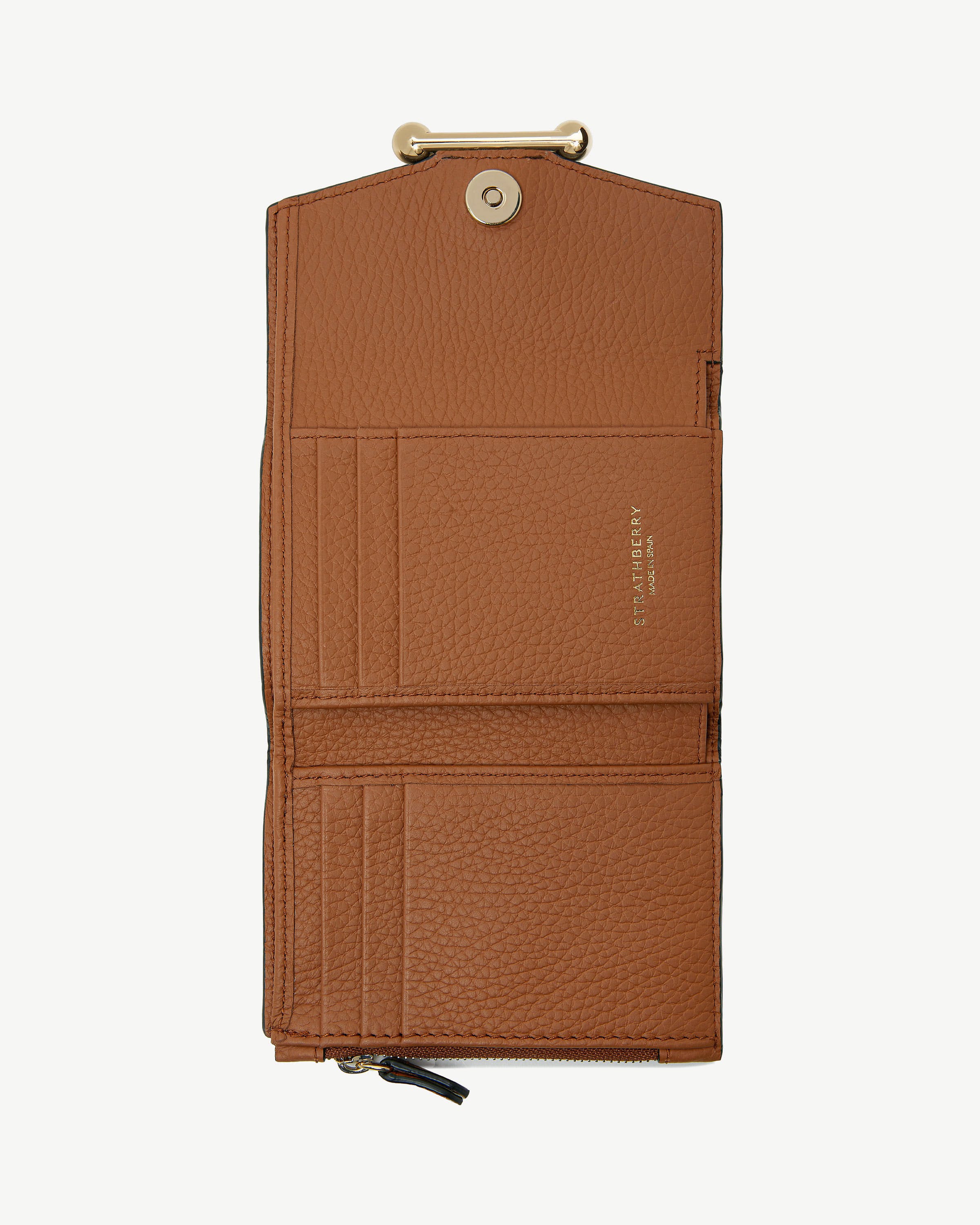 Mosaic Trifold Wallet - Tan