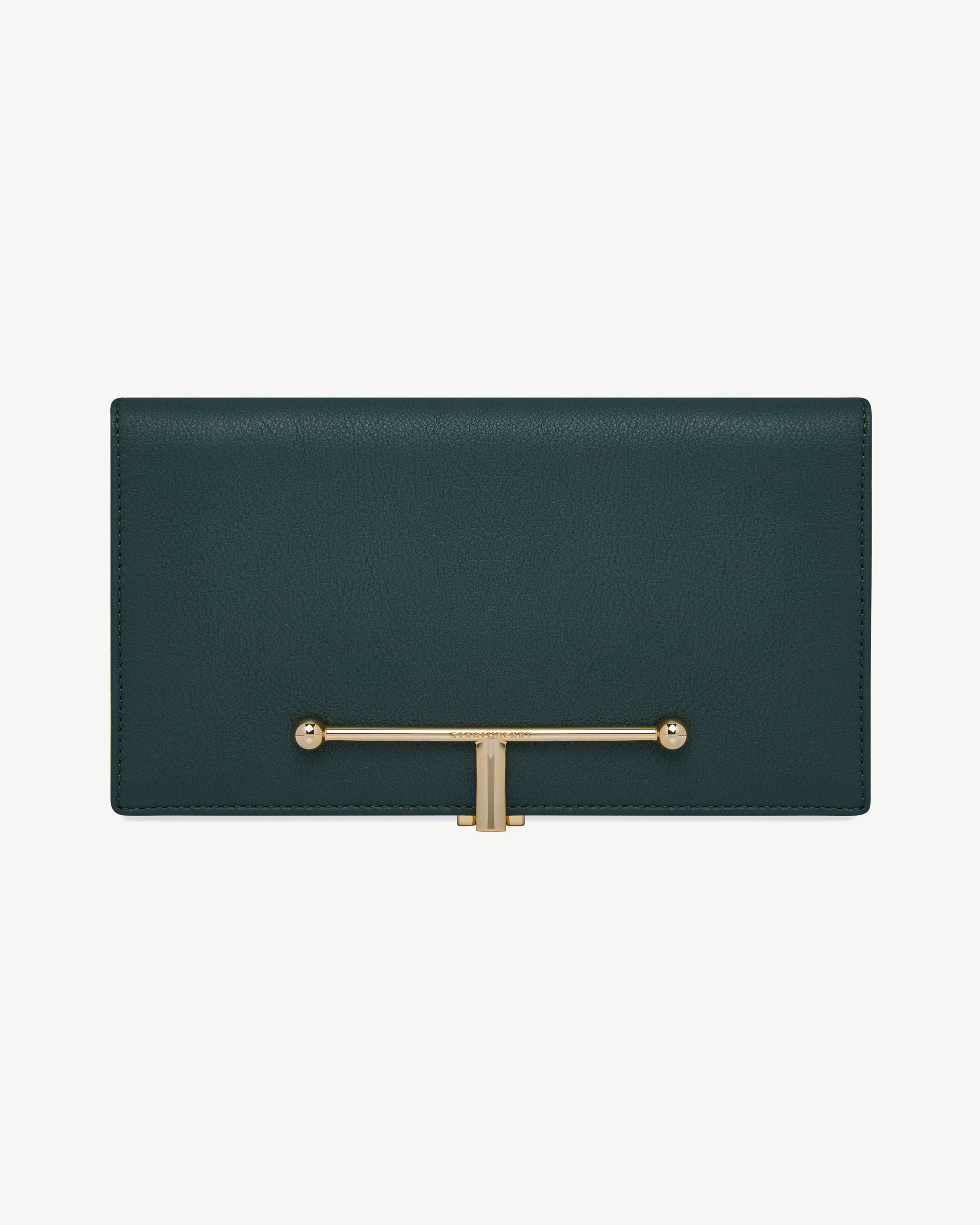 Large Melville Street Wallet - Bottle Green