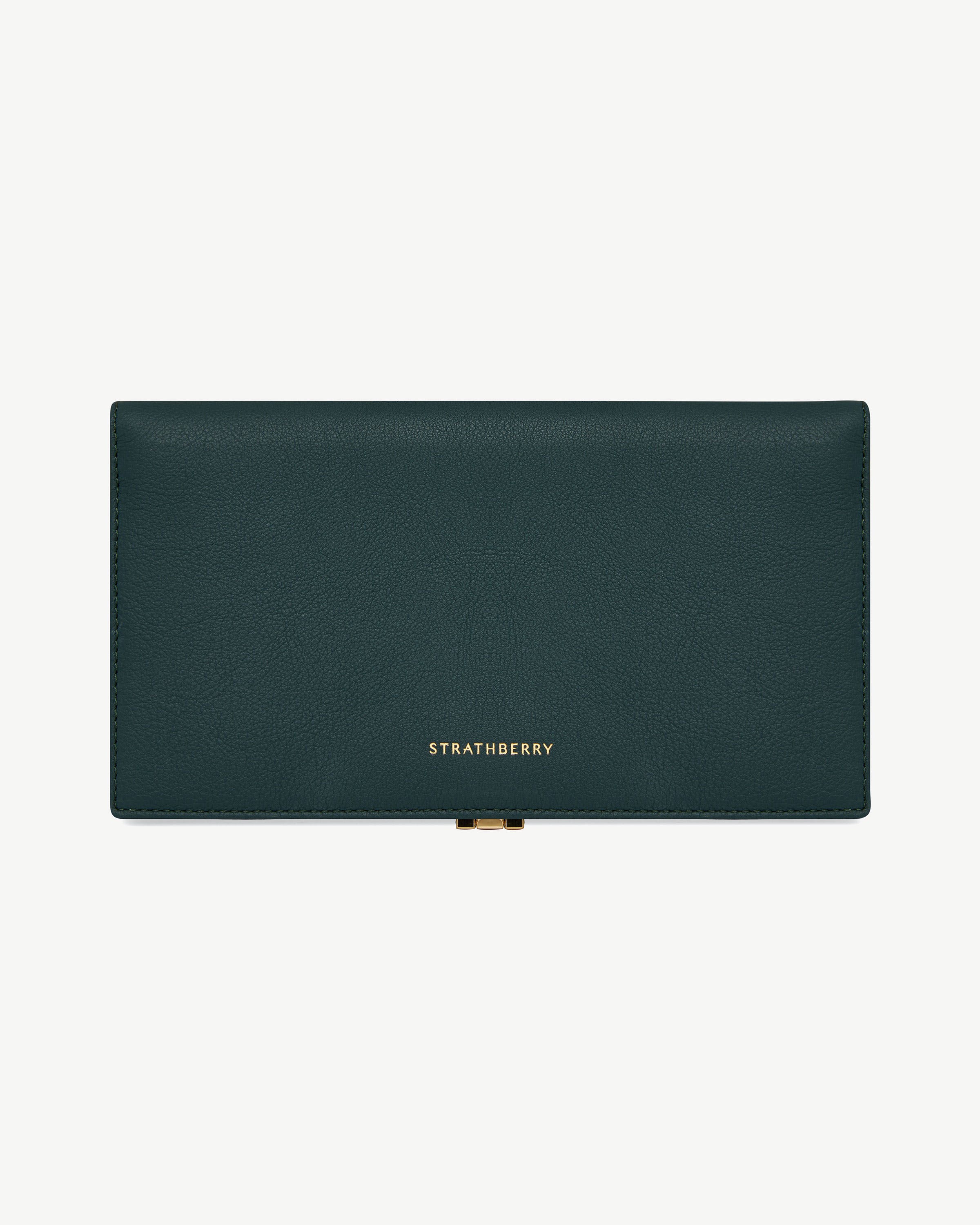 Large Melville Street Wallet - Bottle Green