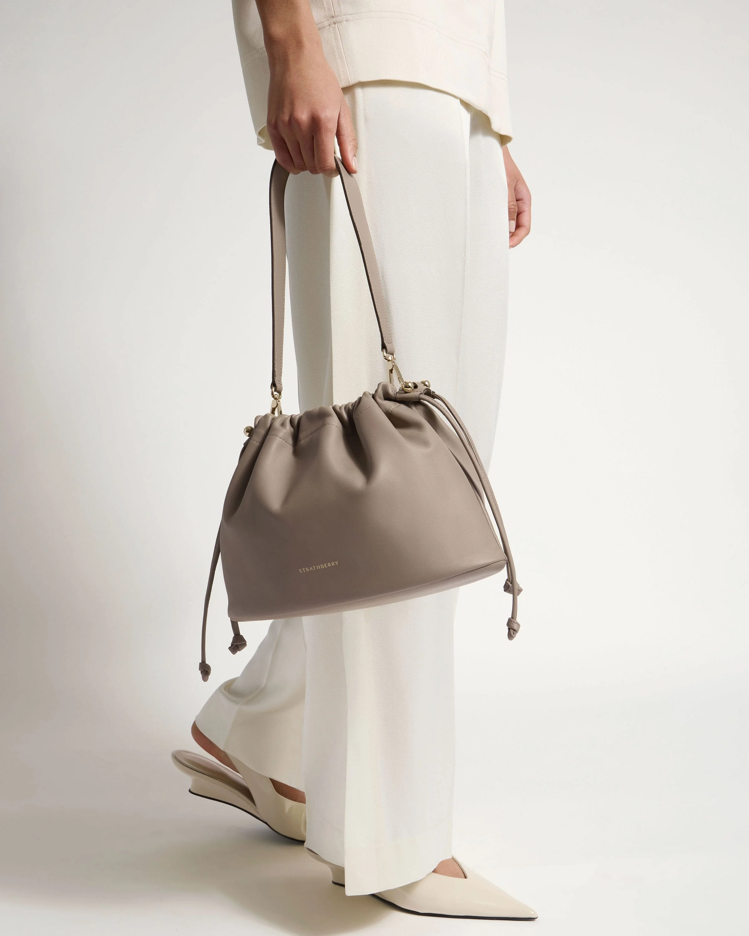 Charlotte Midi Drawstring - Taupe