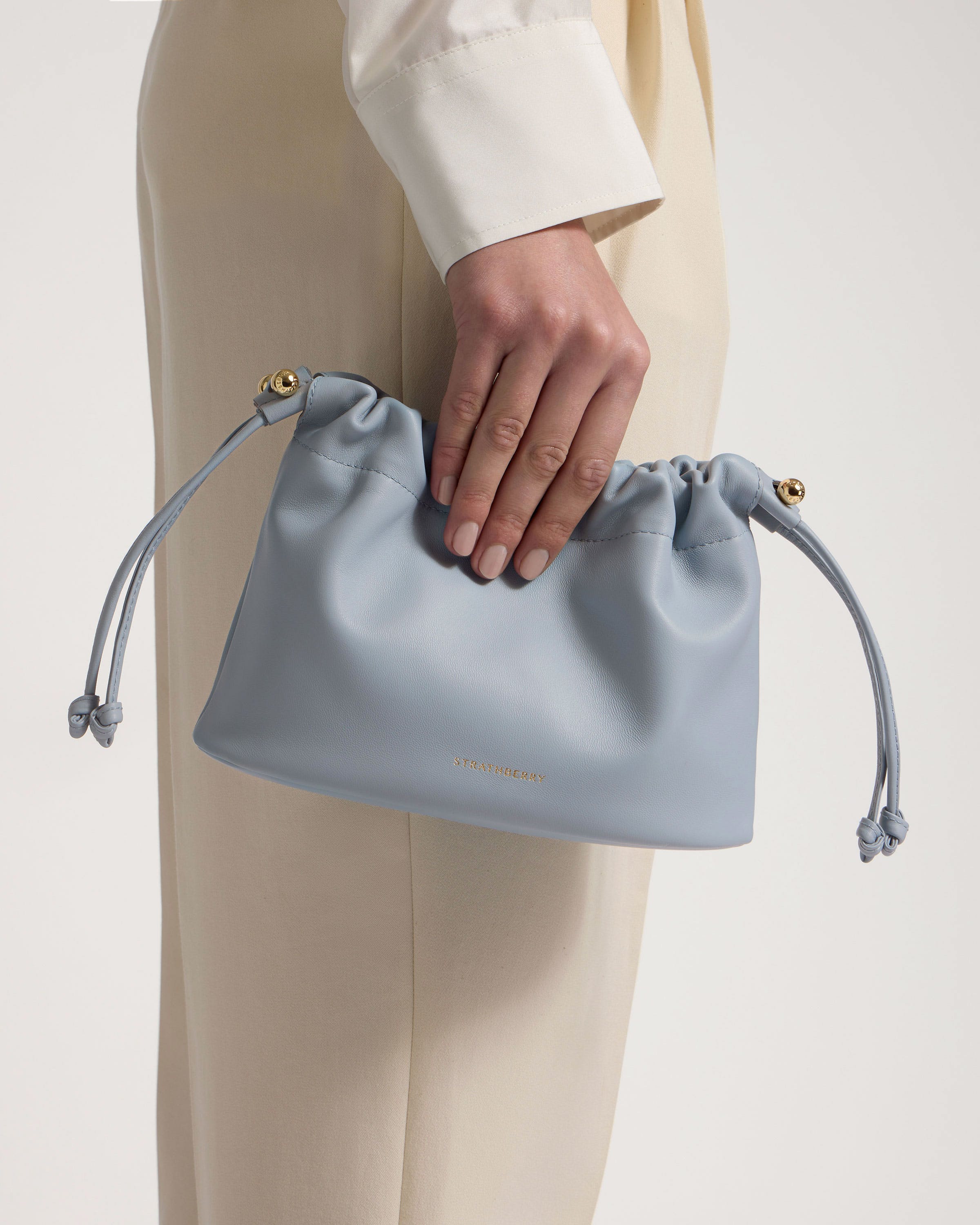 Charlotte Drawstring - Dusky Blue