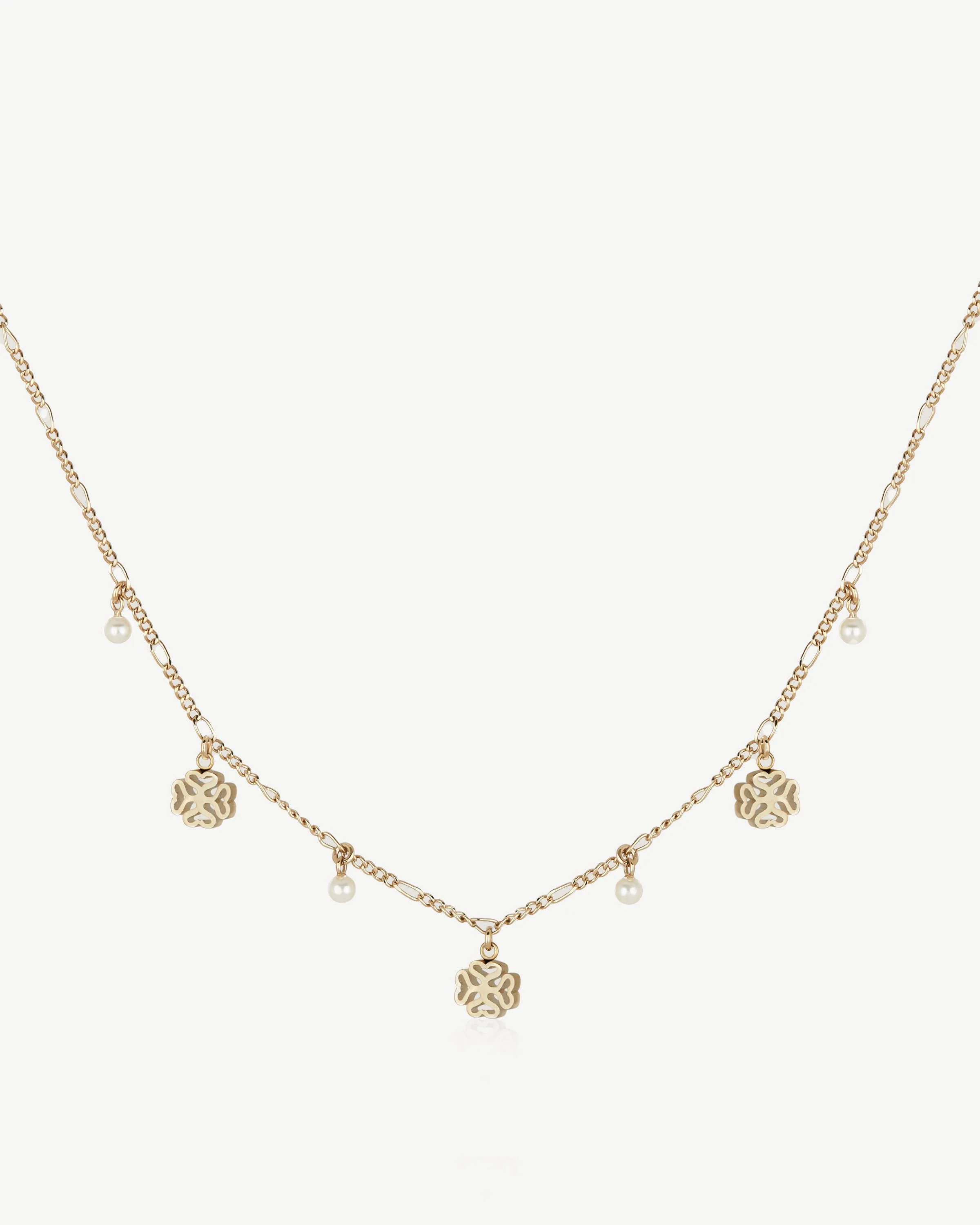 Monogram Necklace - 22 Carat Gold Gilded