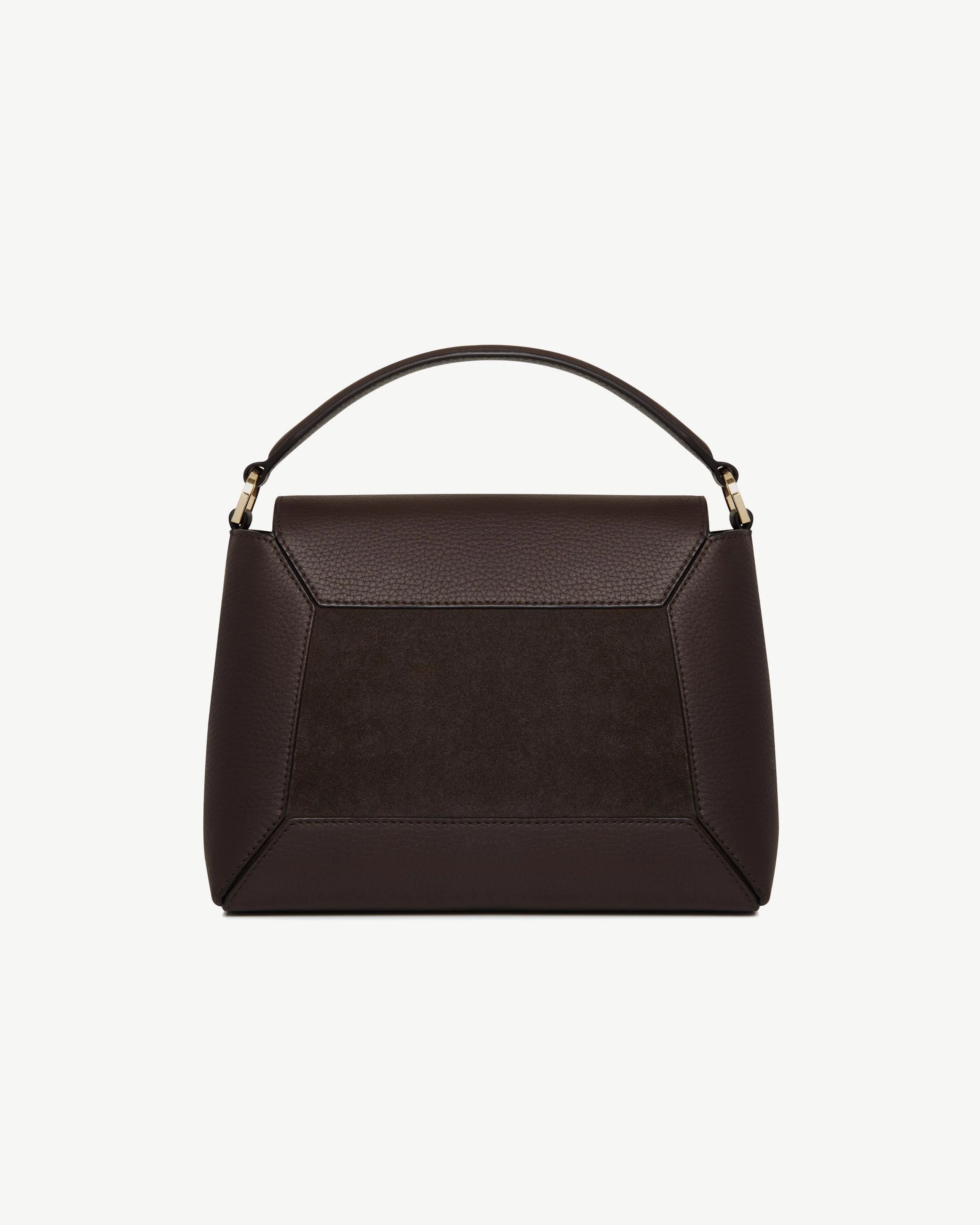 Mosaic Bag - Dark Chocolate Suede/Leather