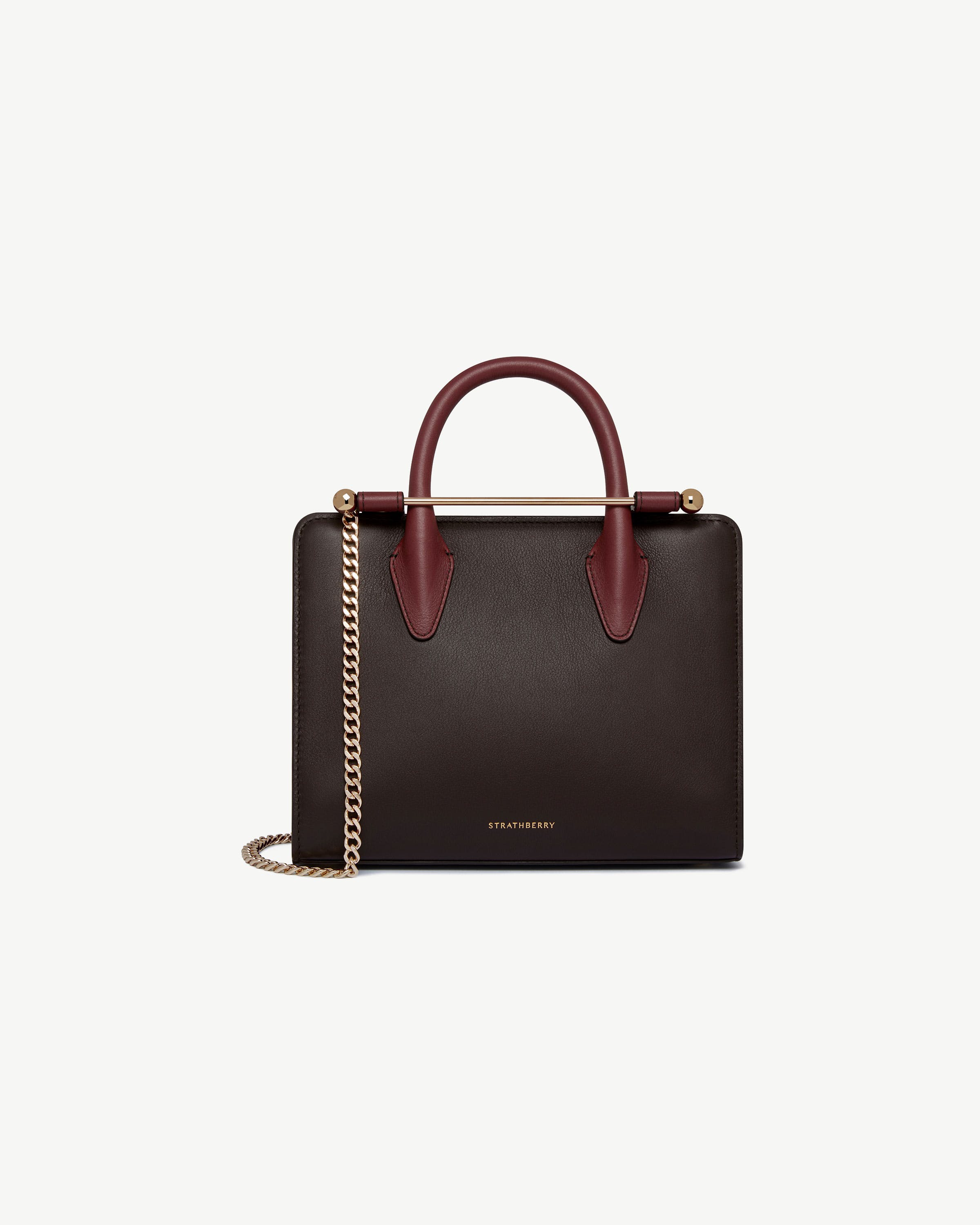 Mini Tote - Espresso/Oxblood/Black