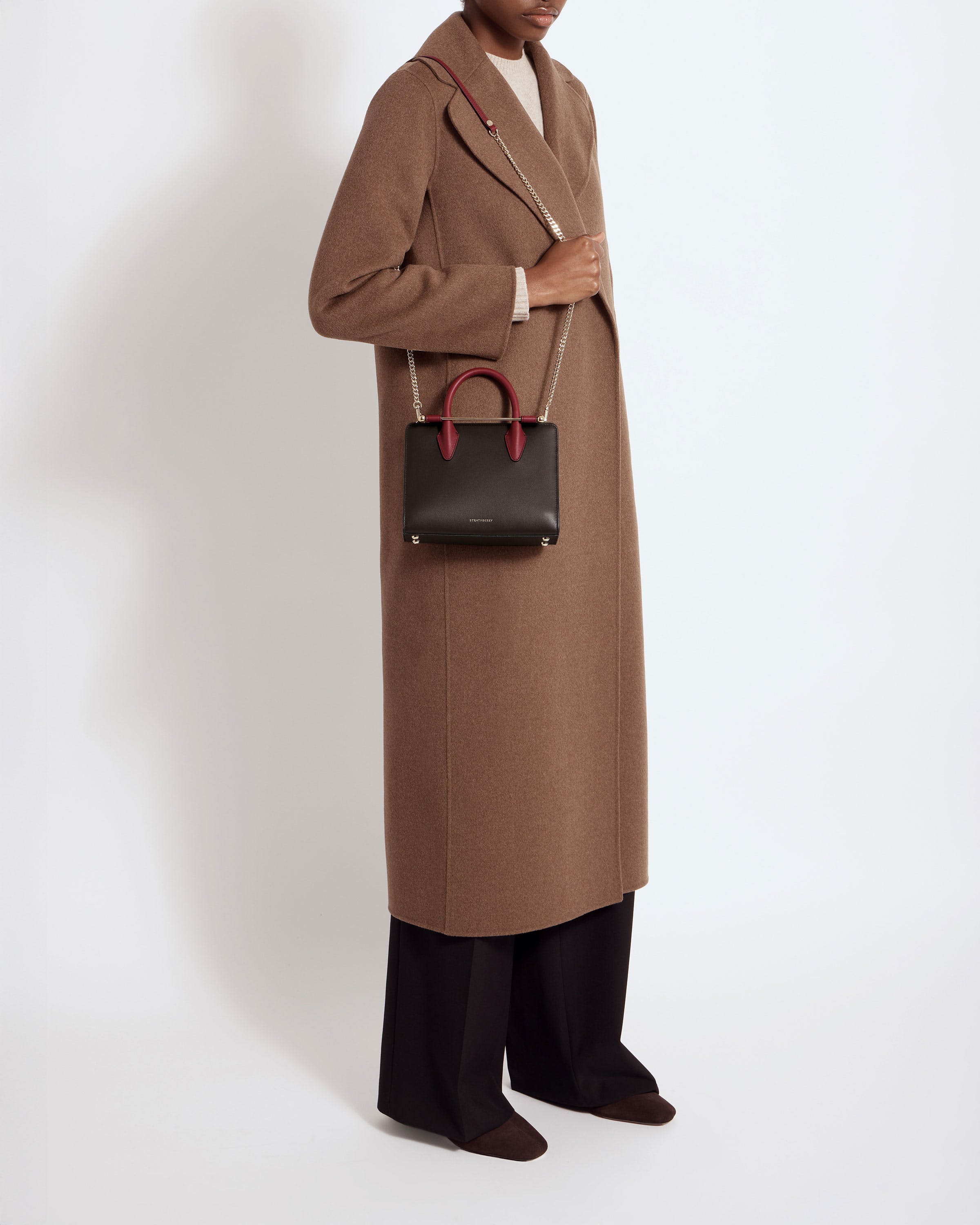 Mini Tote - Espresso/Oxblood/Black