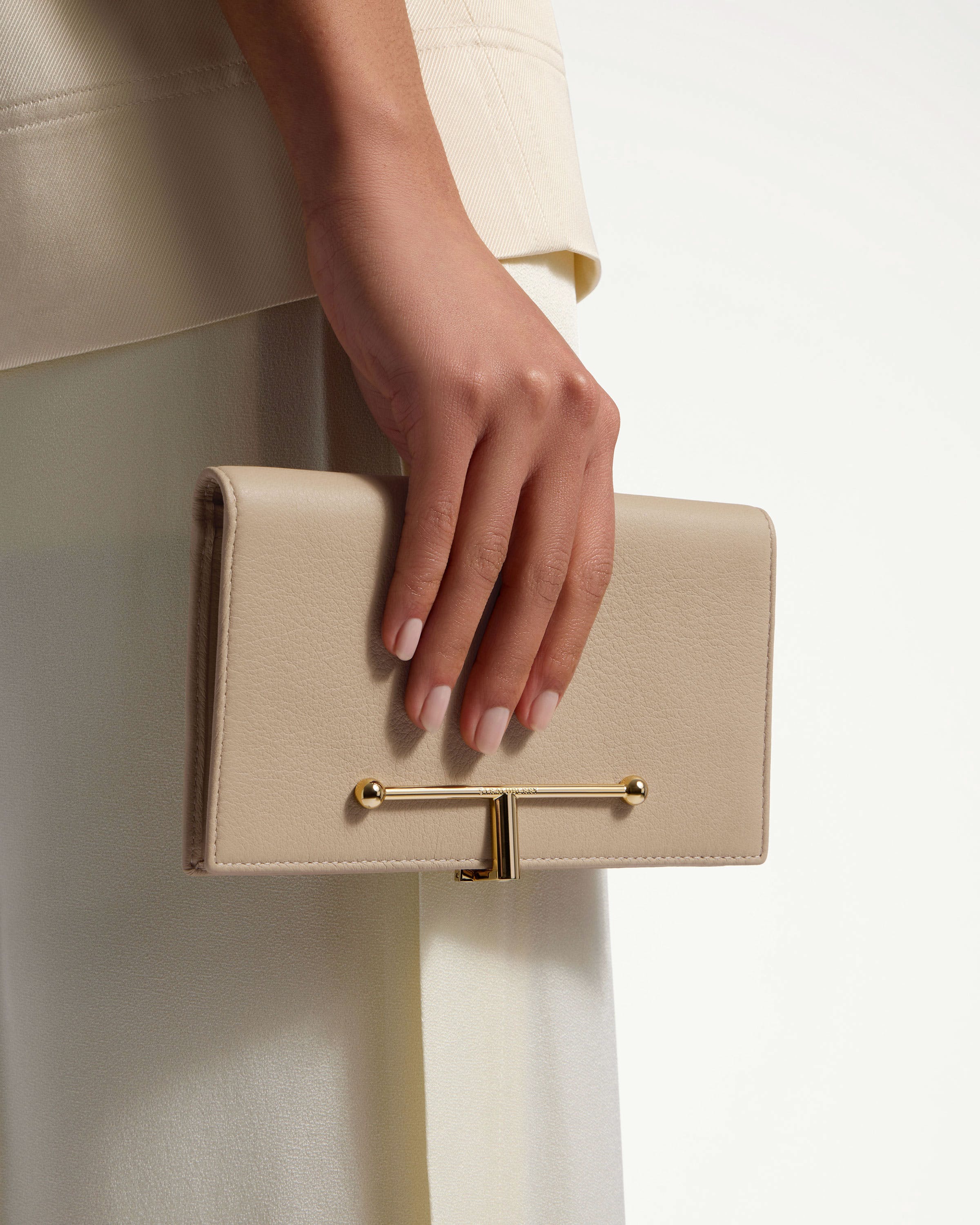 Large Melville Street Wallet - Sand