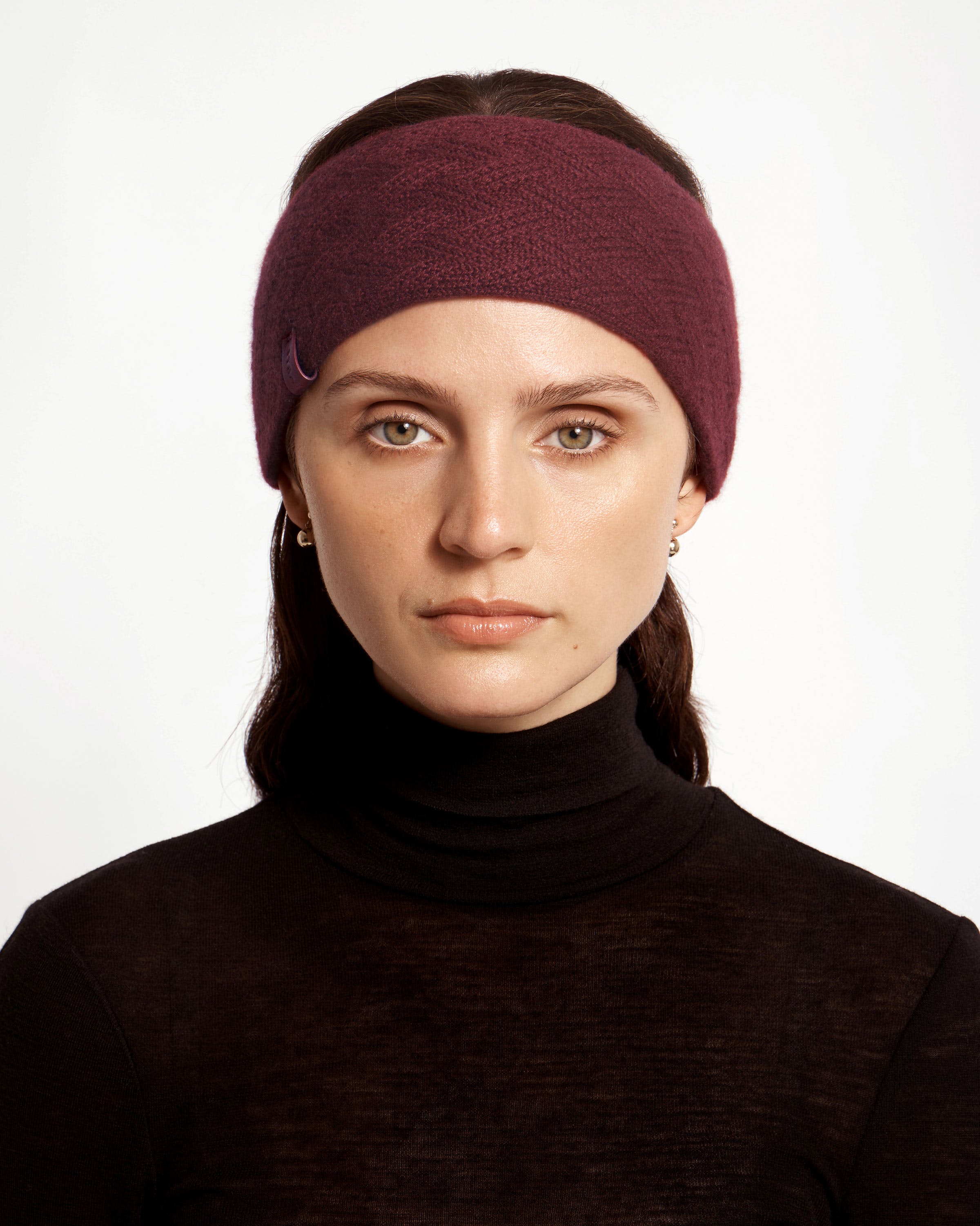 Sanday Cashmere Headband - Oxblood