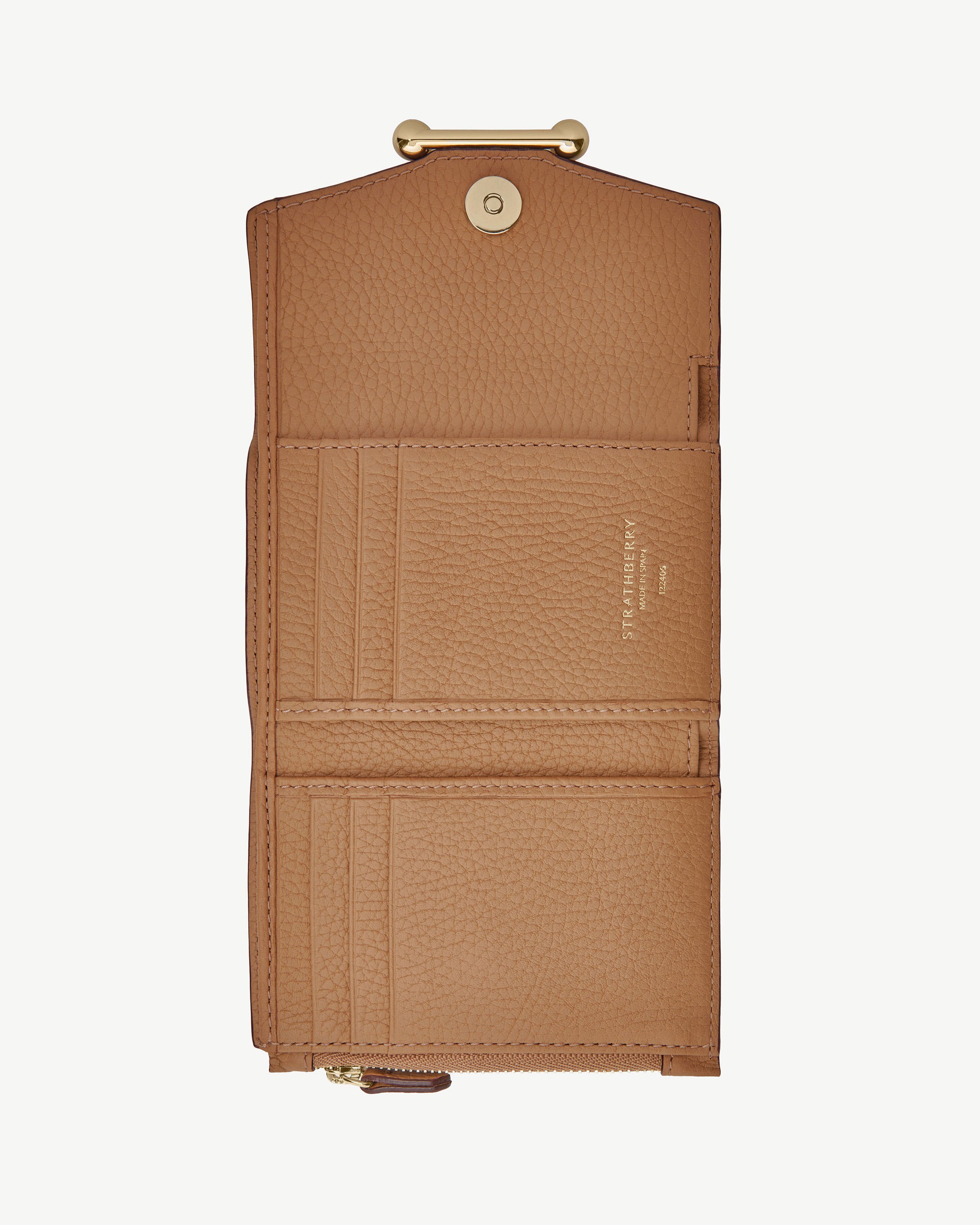 Mosaic Trifold Wallet - Caramel