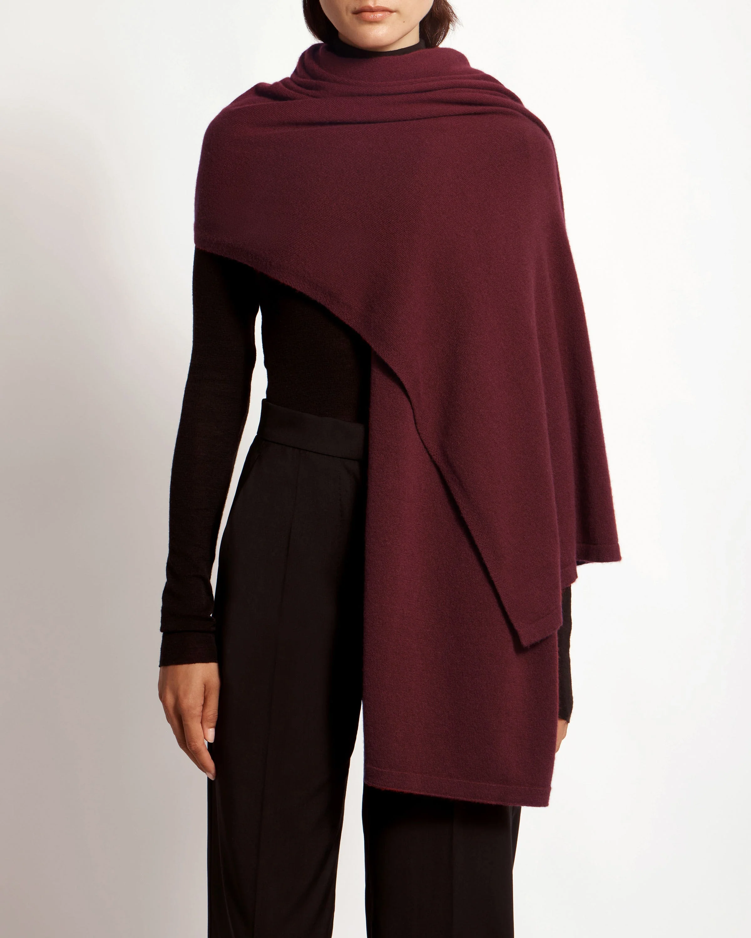 Westray Cashmere Travel Wrap - Oxblood