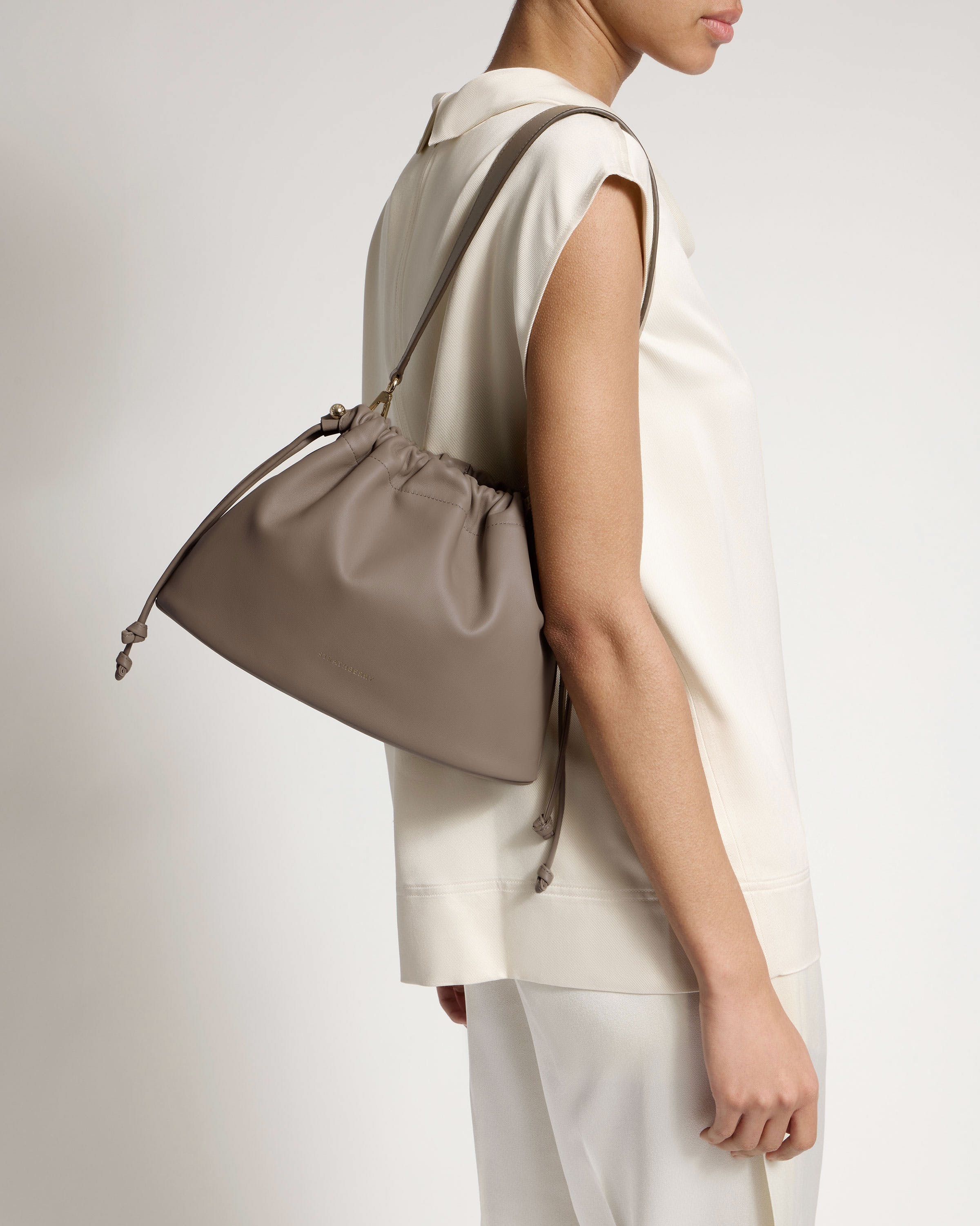 Charlotte Midi Drawstring - Taupe