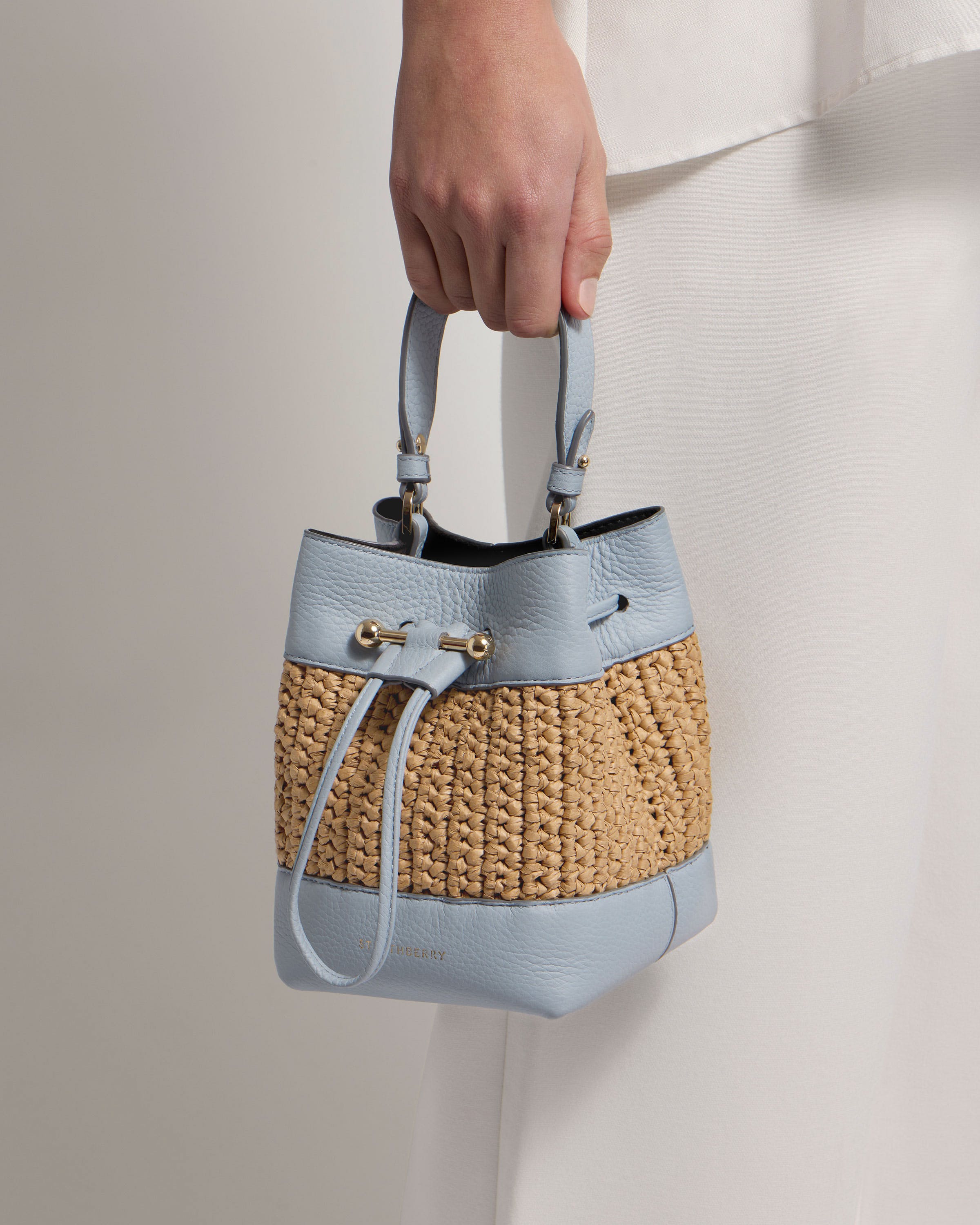 Osette - Raffia/Dusky Blue