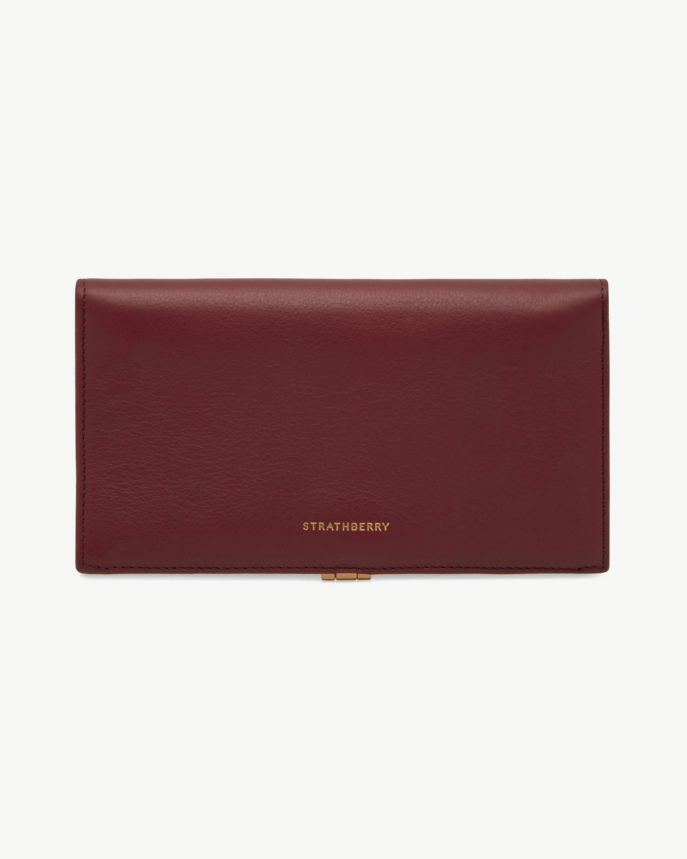 Large Melville Street Wallet - Oxblood/Espresso