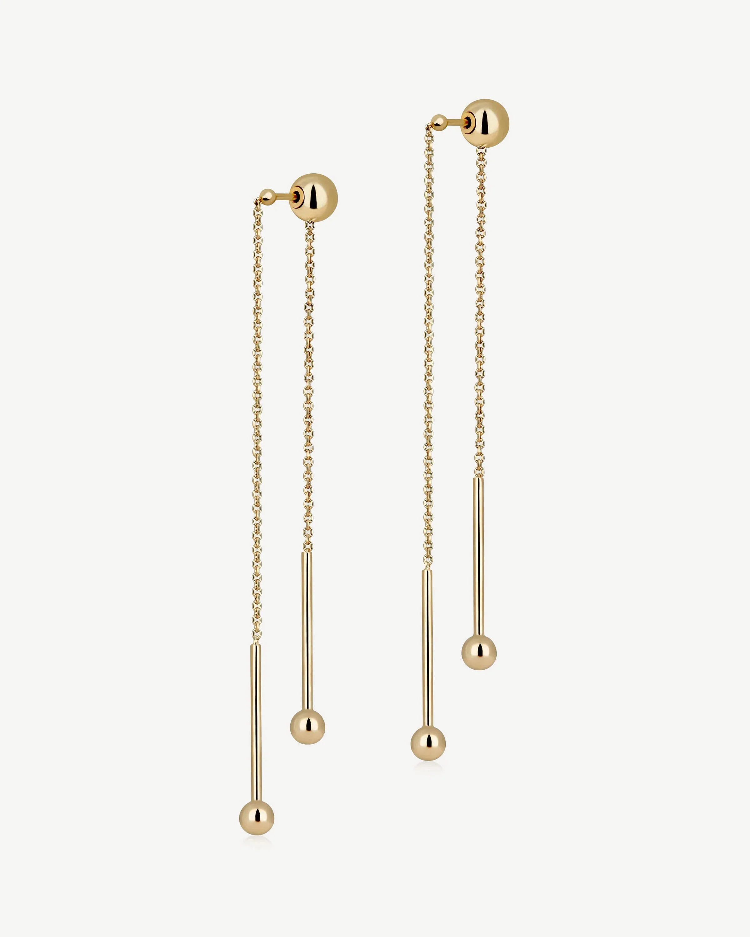 Essential Earrings - 22 Carat Gold Gilded