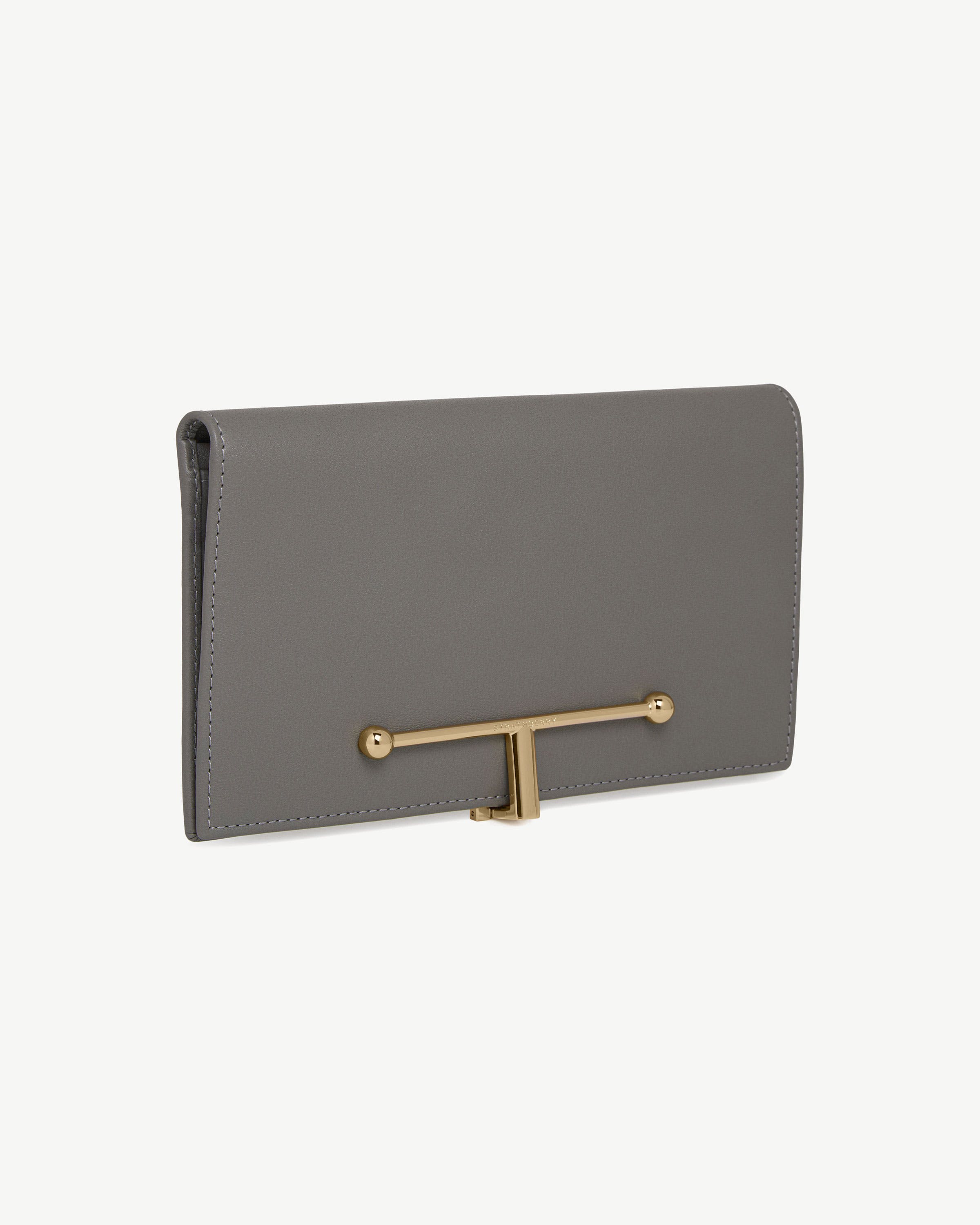 Large Melville Street Wallet - Stone Grey