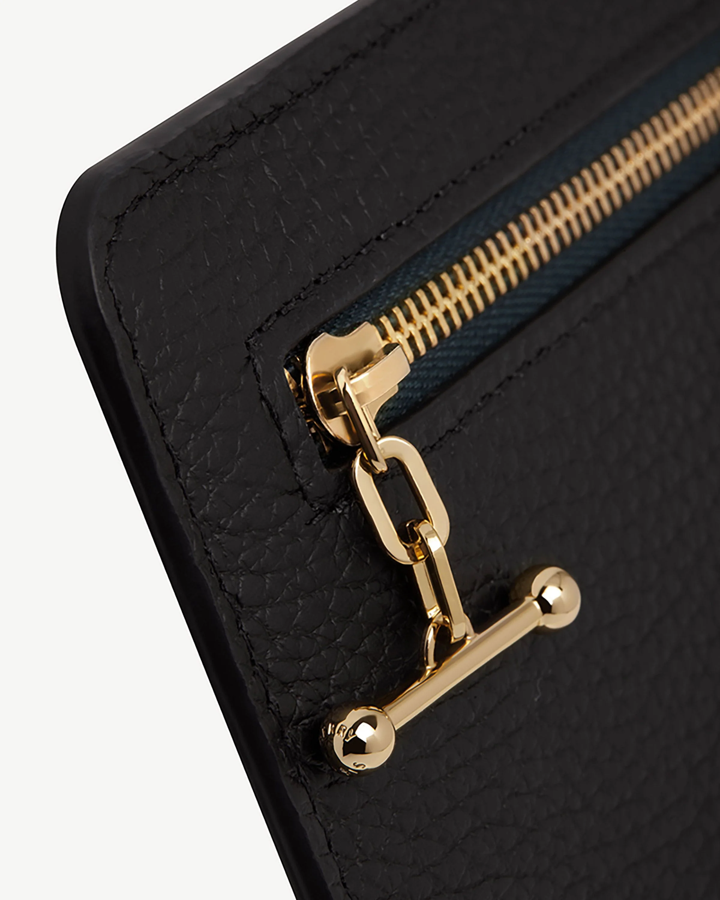 Double Zip Pouch - Black