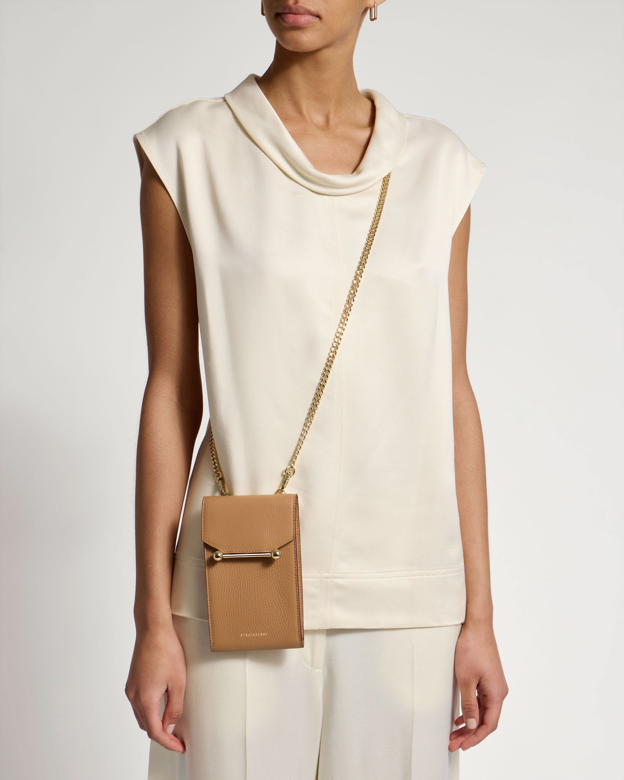 Mosaic Phone Pouch - Caramel