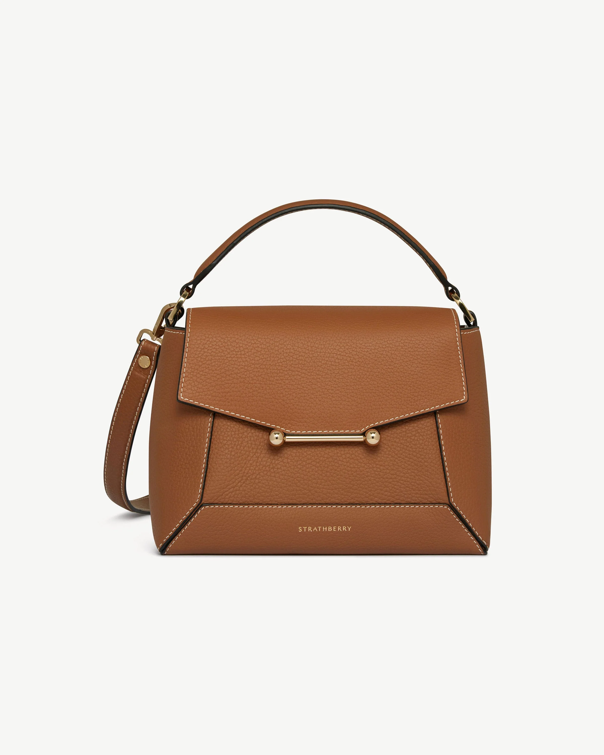 Mosaic Bag - Tan with Vanilla Stitch