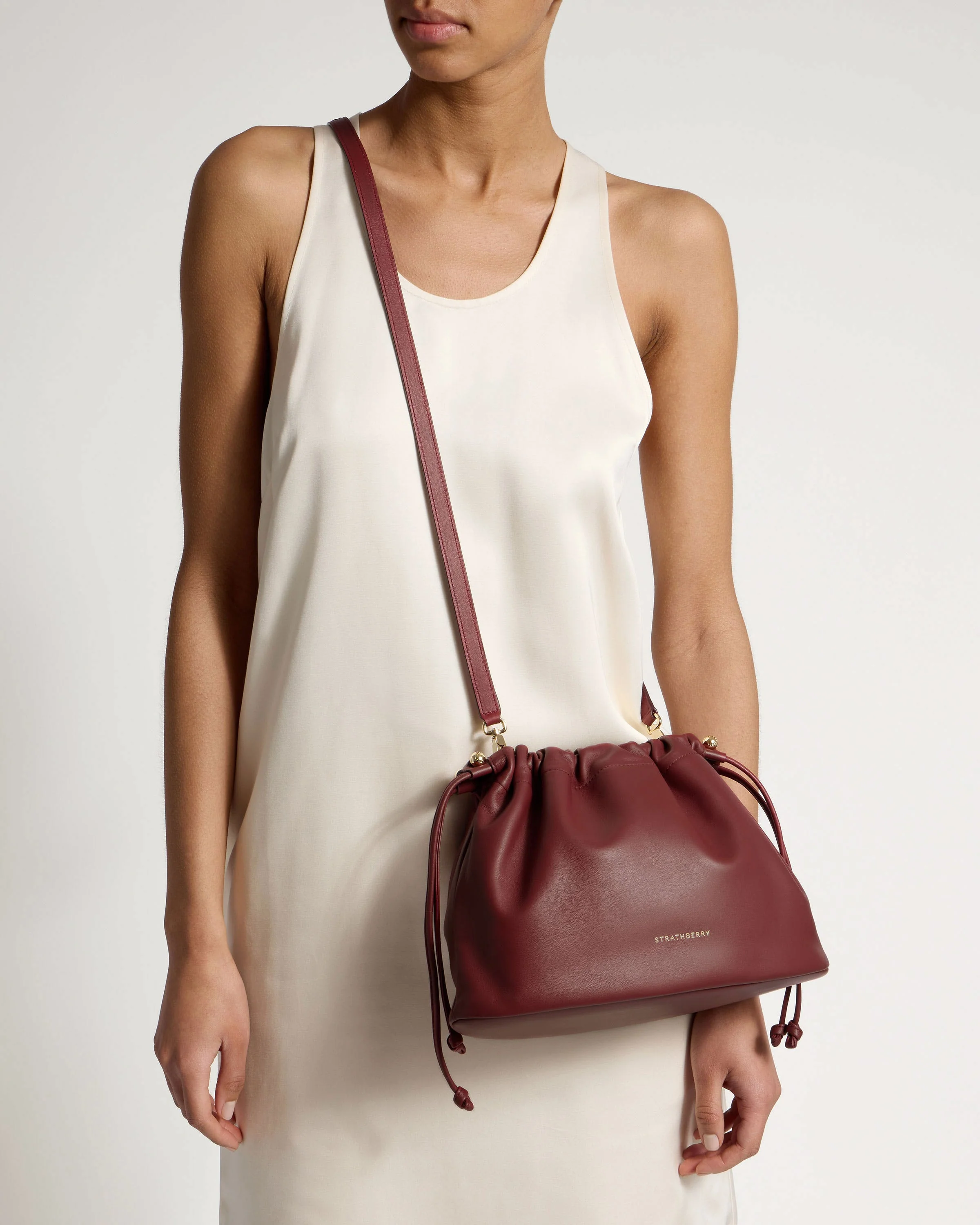 Charlotte Midi Drawstring - Oxblood