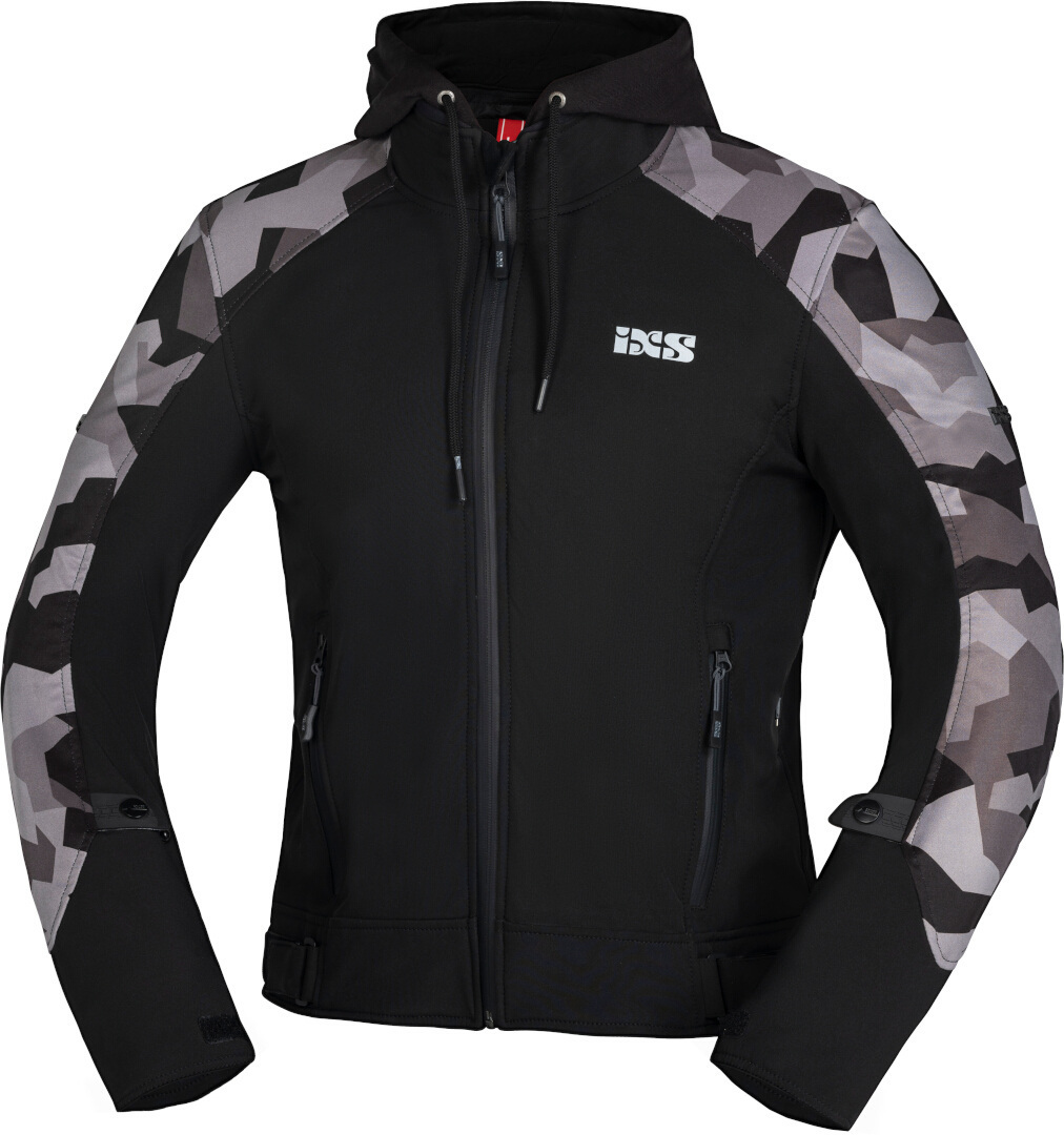 IXS Moto Camo Motorcycle Zip Hoodie