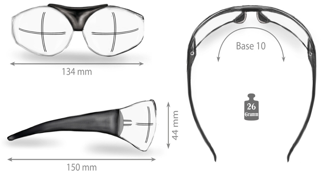 Helly Bikereyes Moab 4 Triple Skull Sunglasses