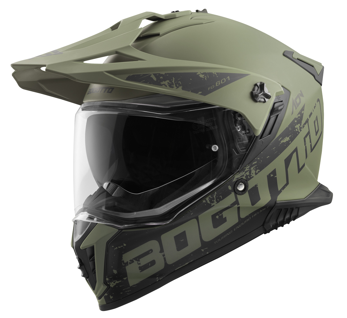 Bogotto FG-601 Duo Fiberglass Enduro Helmet