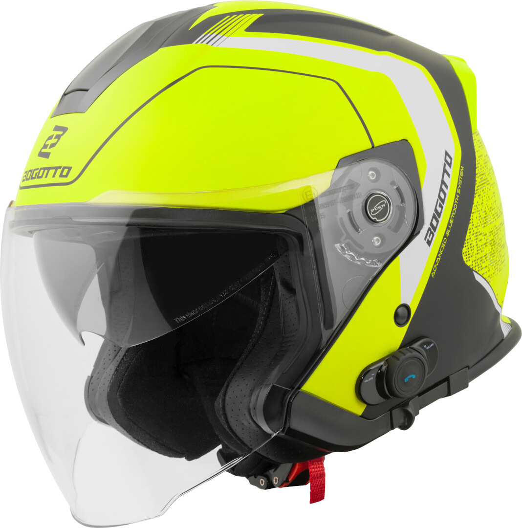 Bogotto H586 BT Illus Bluetooth Jet Helmet