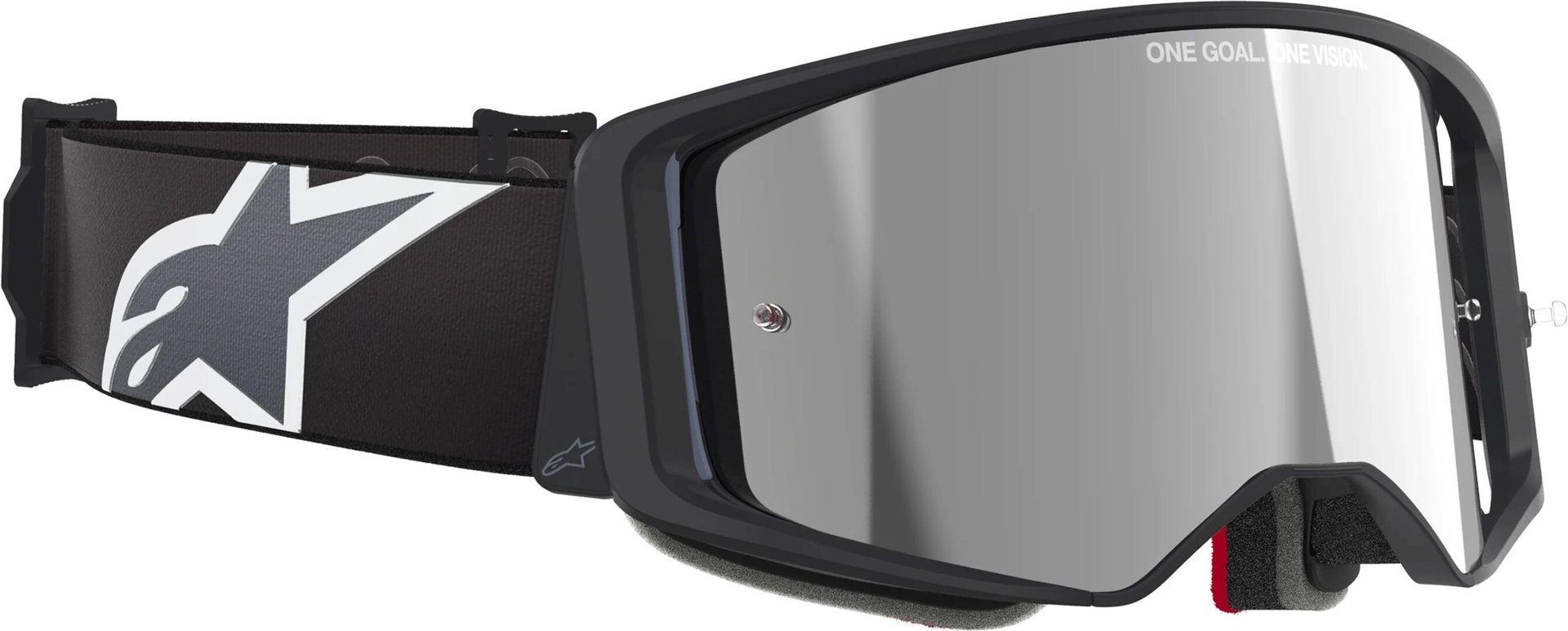 Alpinestars Supertech Corp Absolute Vision Stripe Mirror Motocross Goggles
