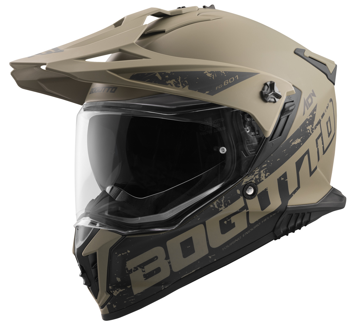 Bogotto FG-601 Duo Fiberglass Enduro Helmet