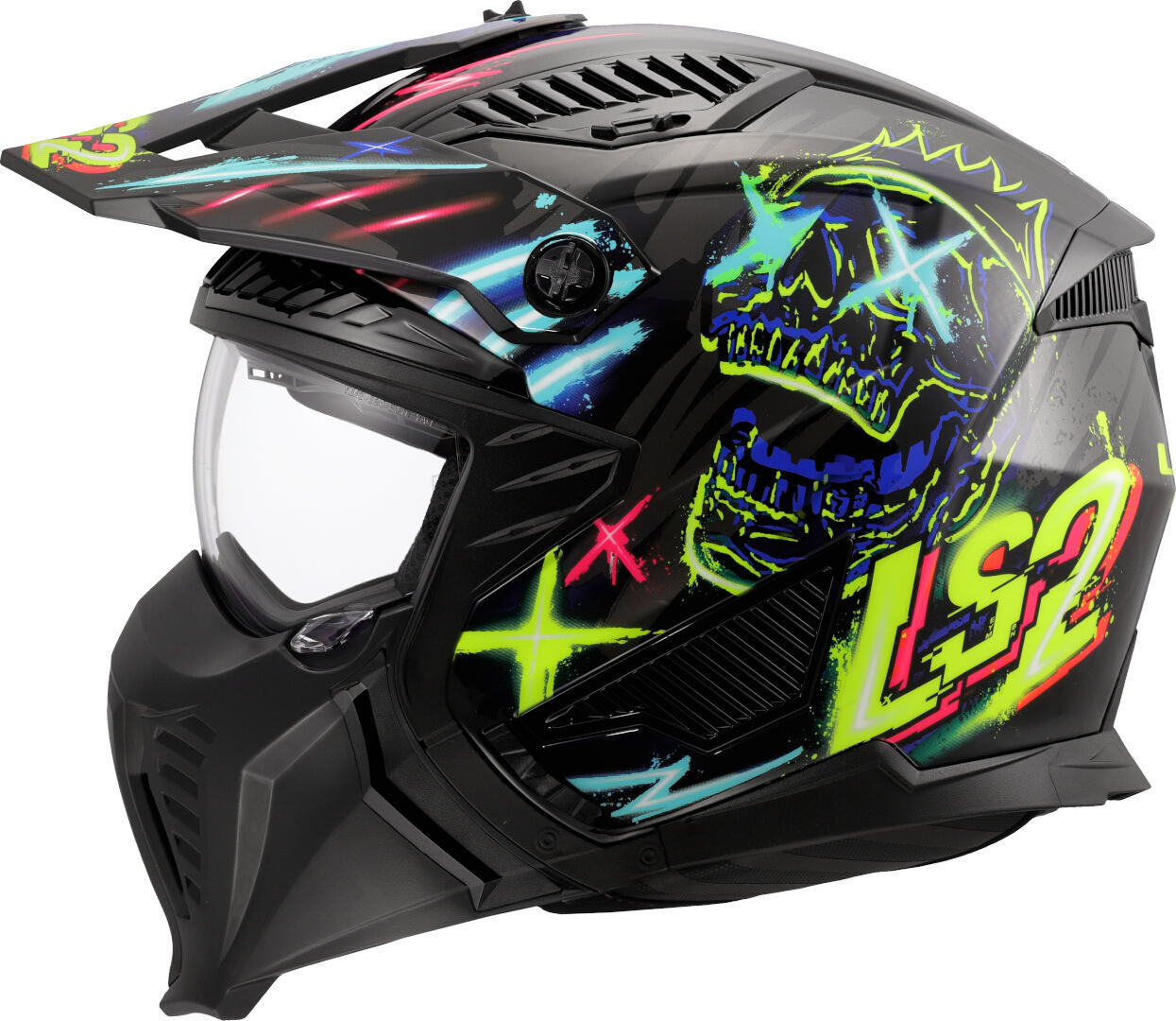 LS2 OF606 Drifter Rayz Trial Helmet