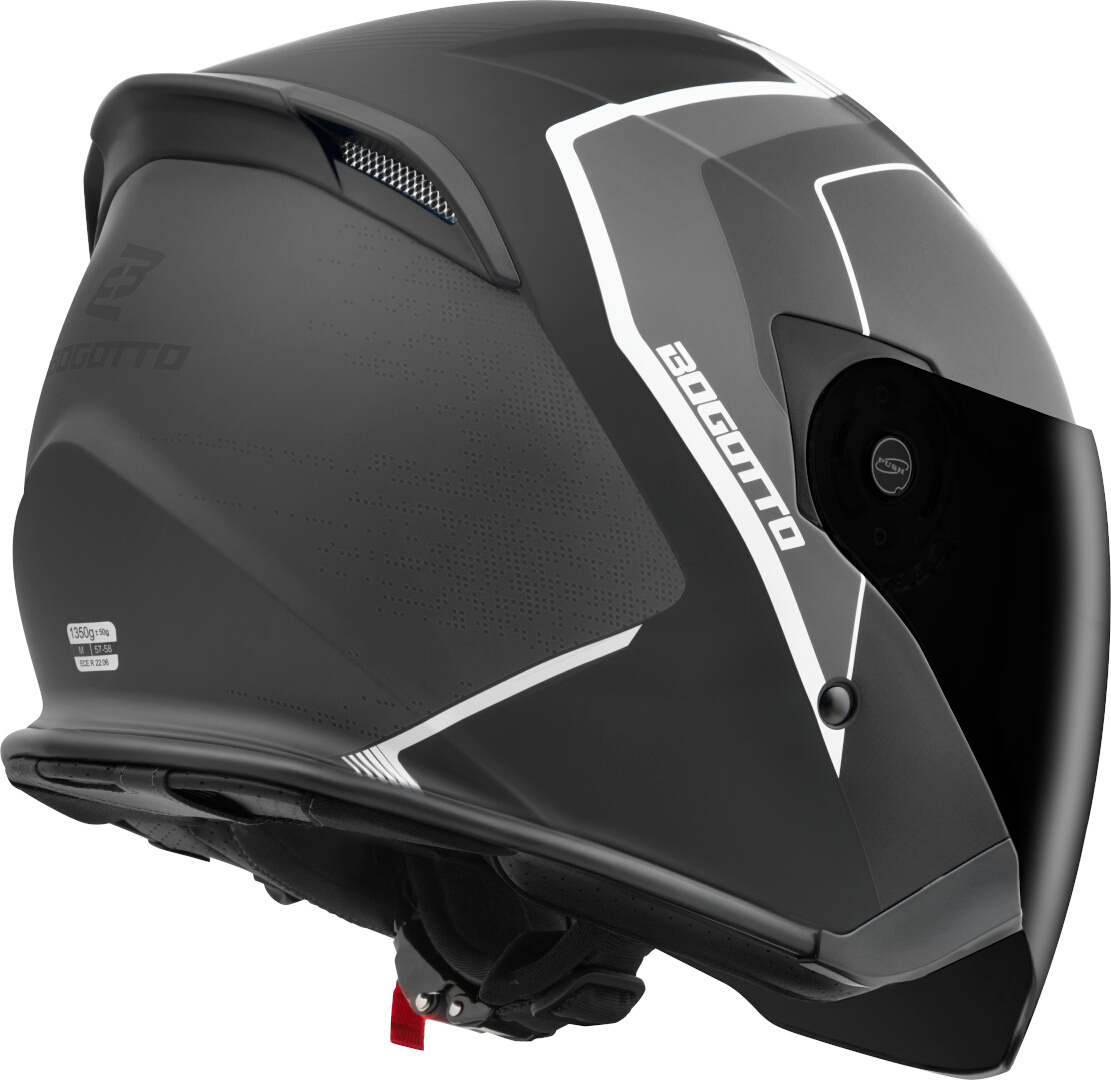 Bogotto H586 BT Illus Bluetooth Jet Helmet