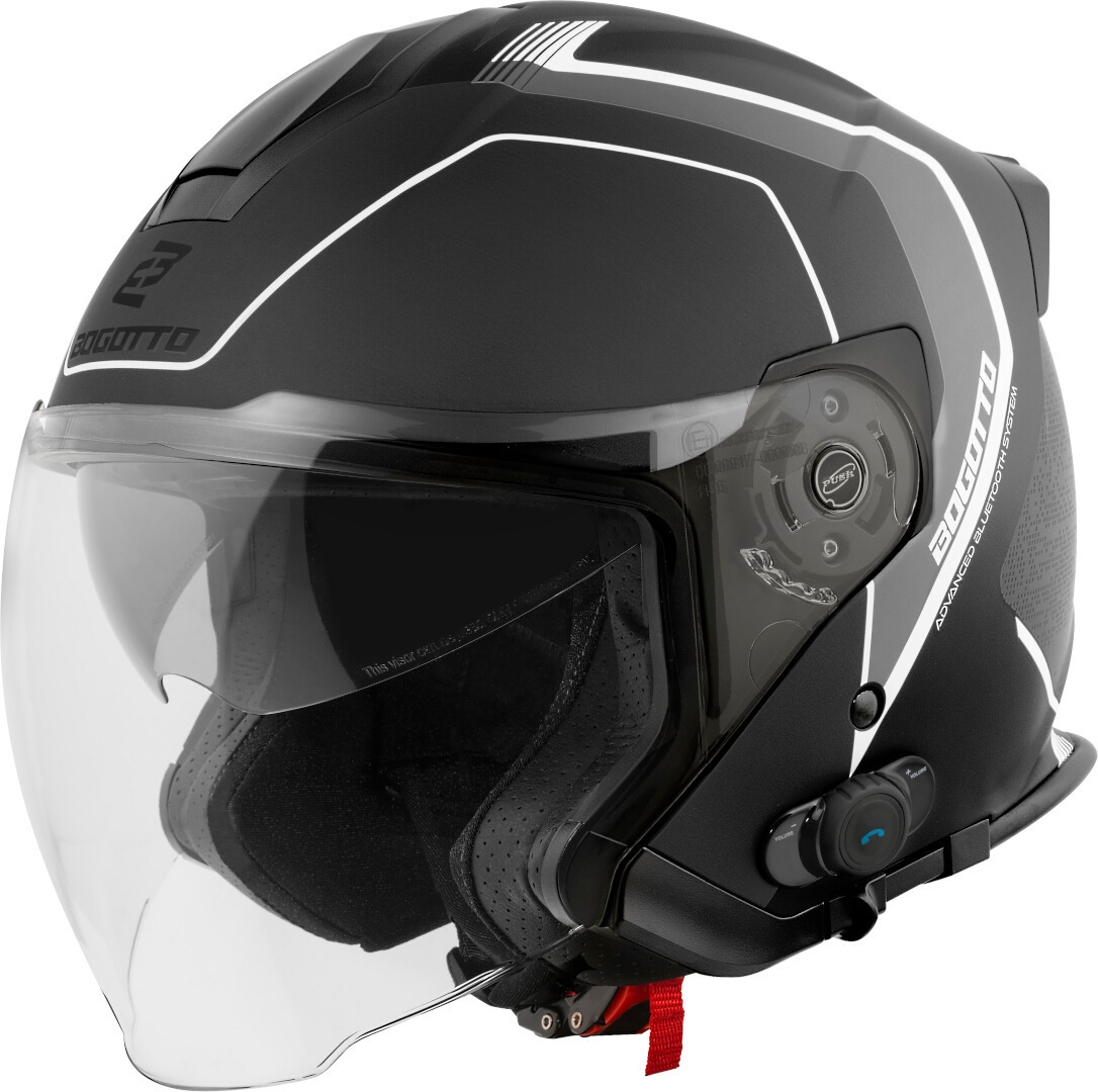 Bogotto H586 BT Illus Bluetooth Jet Helmet
