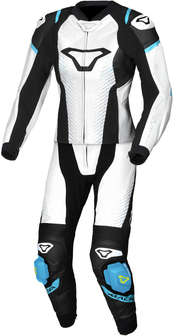 Macna Tronniq perforated Ladies Two Piece Motorcycle Leather Suit