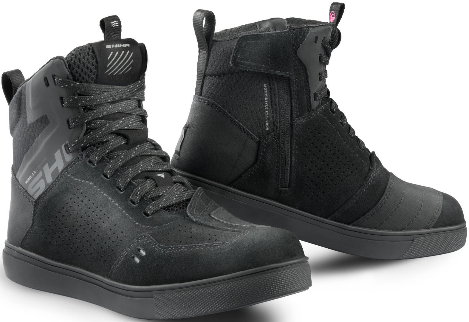 SHIMA Rebel Vented 2.0 perforated Ladies Motorcycle Shoes