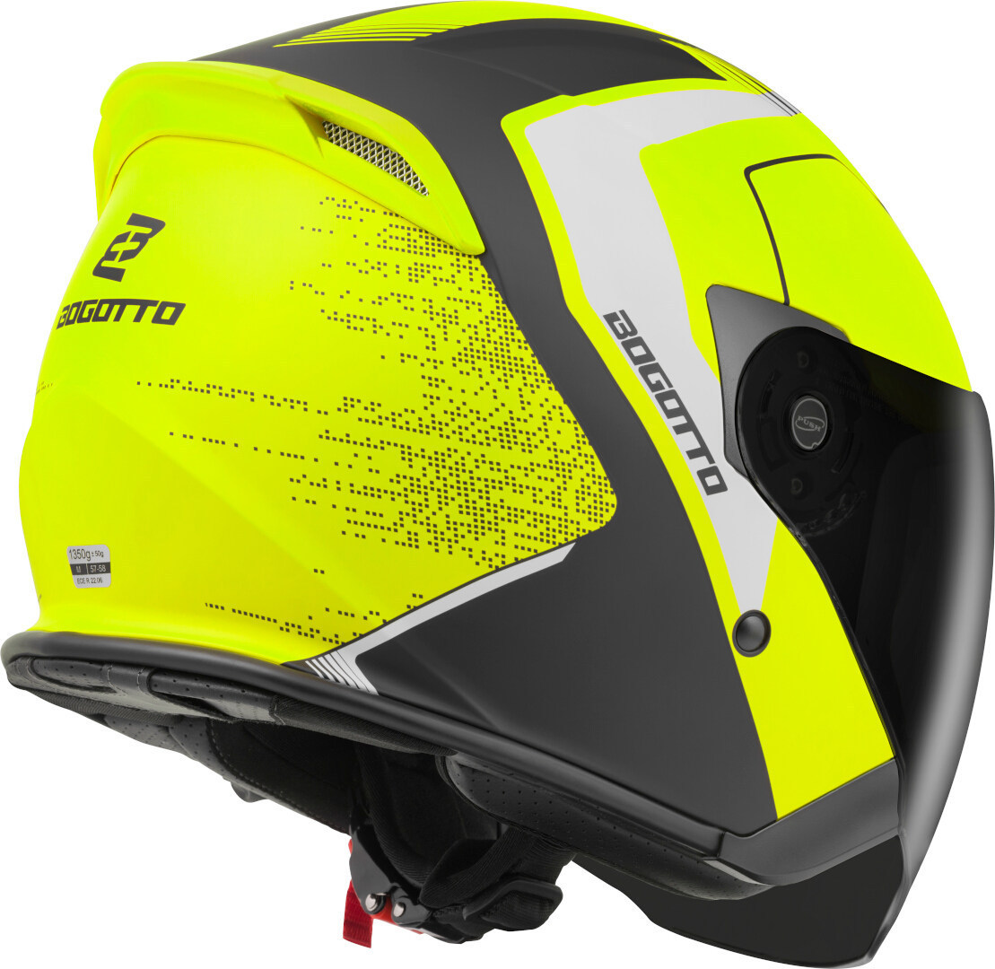 Bogotto H586 BT Illus Bluetooth Jet Helmet