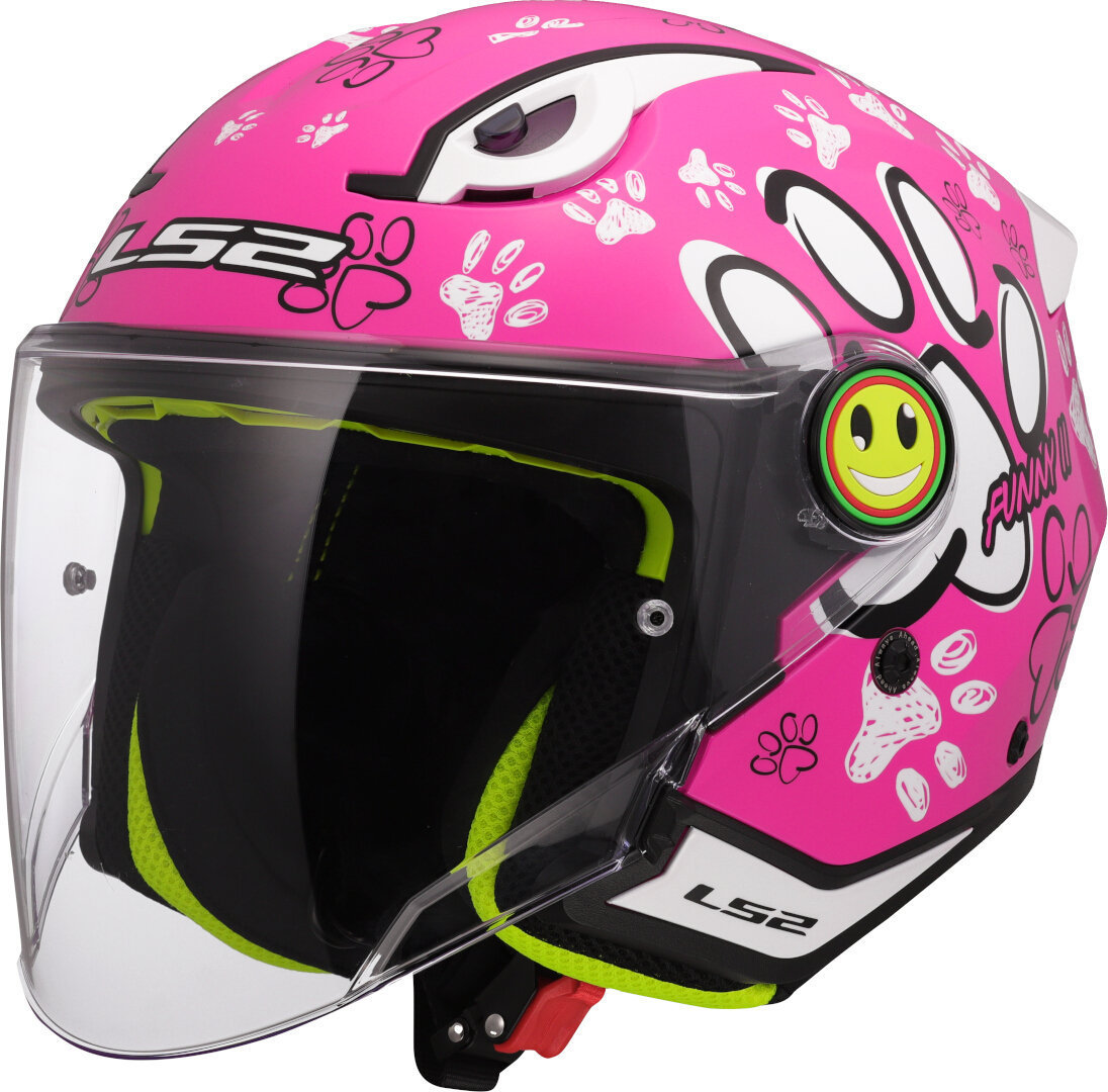 LS2 OF622 Funny II Paws Kids Jet Helmet