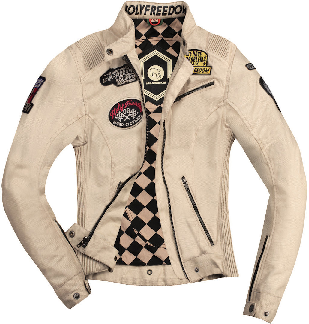 HolyFreedom Quattro Waxed Ladies Motorcycle Textile Jacket