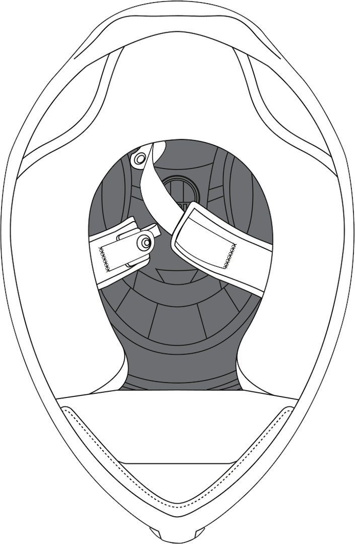 AGV K-1 S Helmet Crown Pads