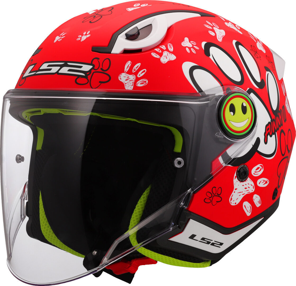 LS2 OF622 Funny II Paws Kids Jet Helmet