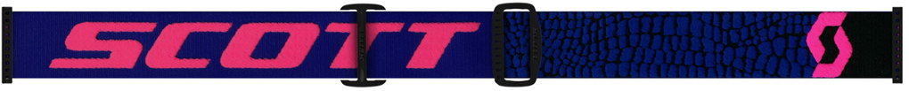 Scott Recoil XI Works Motocross Goggles Blue/Fluo Pink Chrome